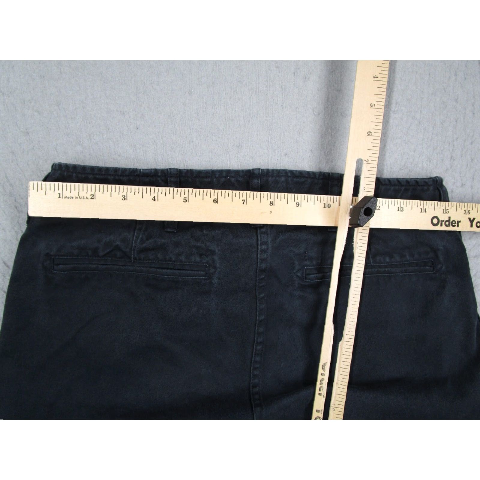 Vintage Wings + Horns Pants Mens 29x30 Gray Slim Fit Cotton Chino Made In Canada Casual Size US 29 - 6 Thumbnail