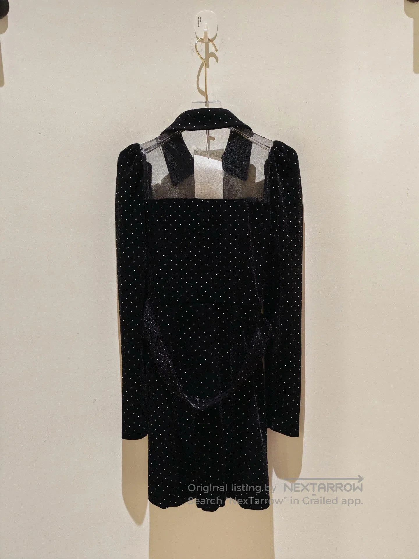 Other EIMISMOSOL Polka Dot Velvet Dress. Size S / US 4 / IT 40 - 3 Thumbnail