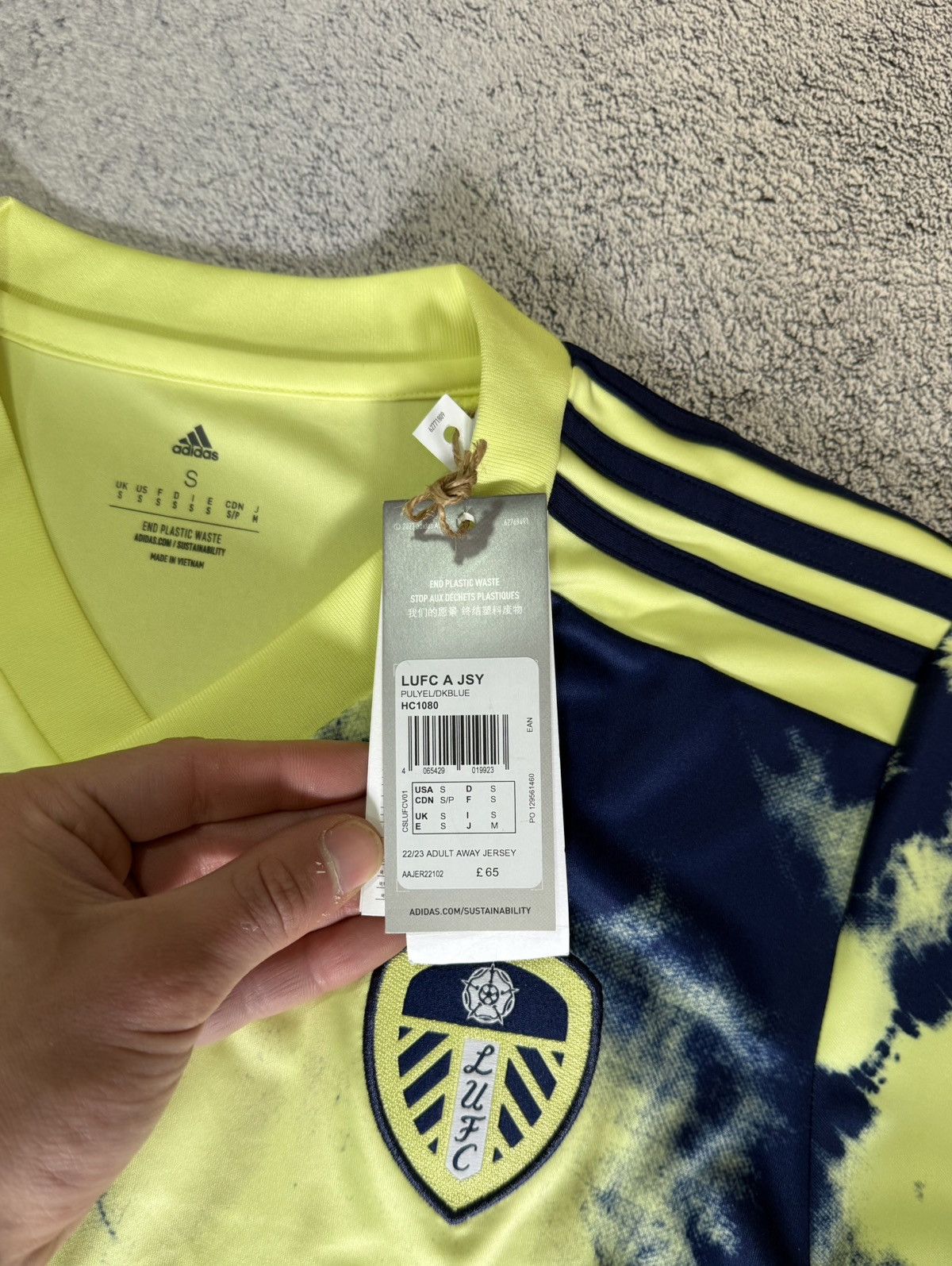Adidas Adidas Leeds United Away Jersey 22/23 HC1080 SBOTOP MenS New Size US S / EU 44-46 / 1 - 8 Thumbnail
