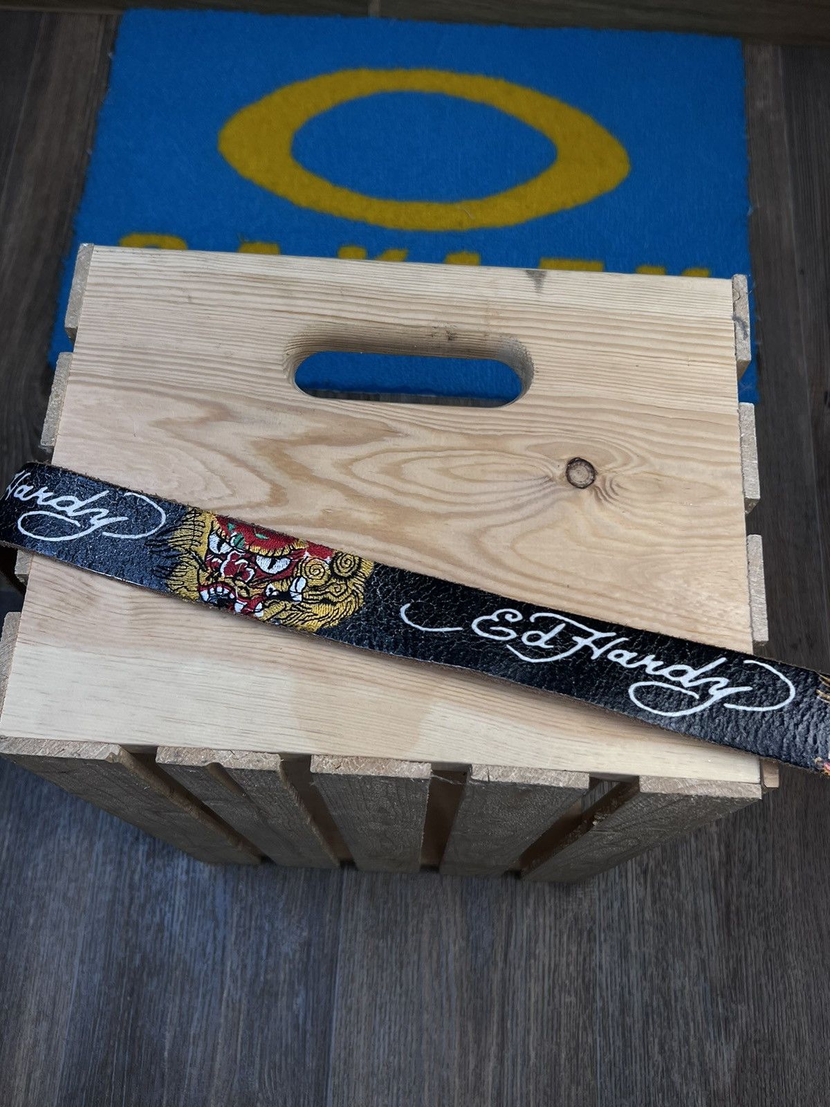 Ed Hardy Ed Hardy by Christian Audigier leather studded belt 110 cm Size ONE SIZE - 5 Thumbnail