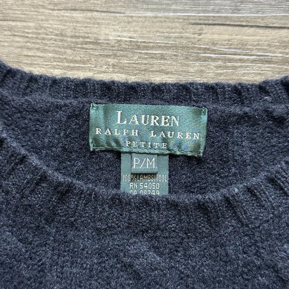 Lauren Ralph Lauren Vintage Lauren Ralph Lauren Cable Knit Crest Sweater Size M / US 6-8 / IT 42-44 - 4 Thumbnail