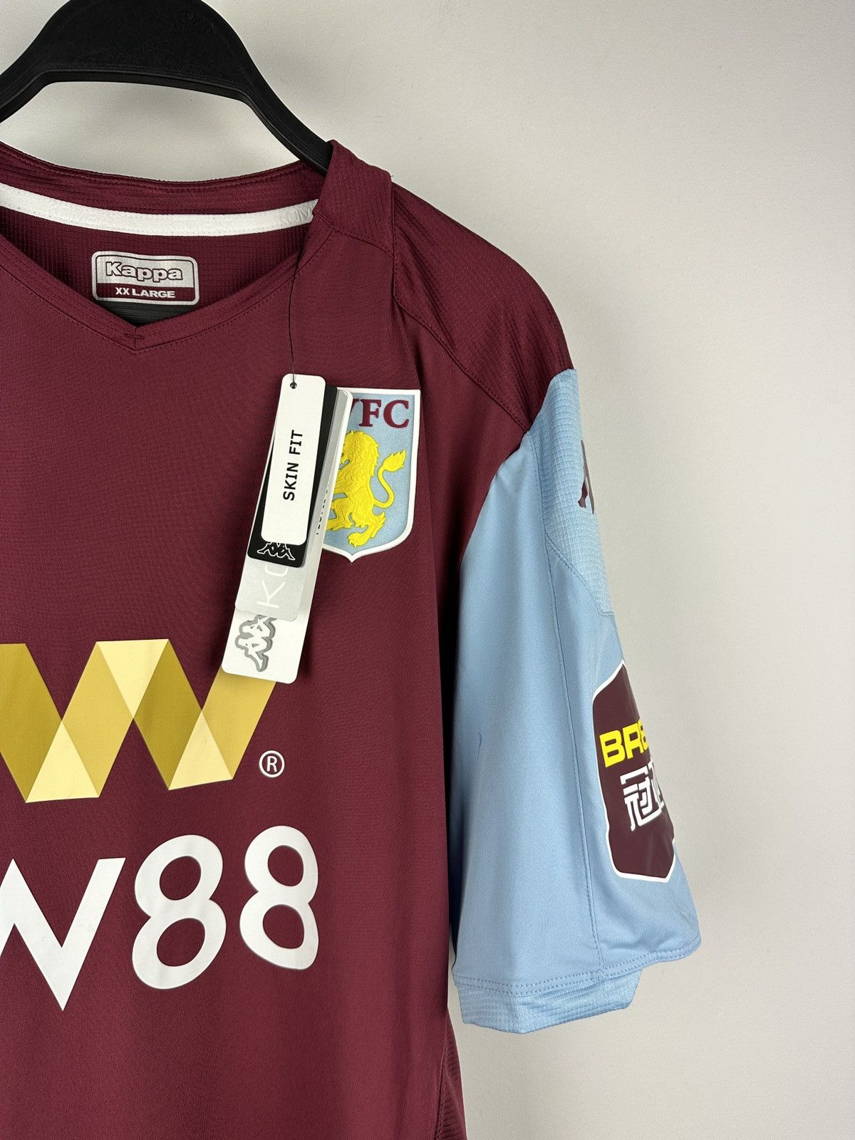 Kappa NEW🏷️ Aston Villa Kappa Soccer Jersey Size US XXL / EU 58 / 5 - 3 Thumbnail
