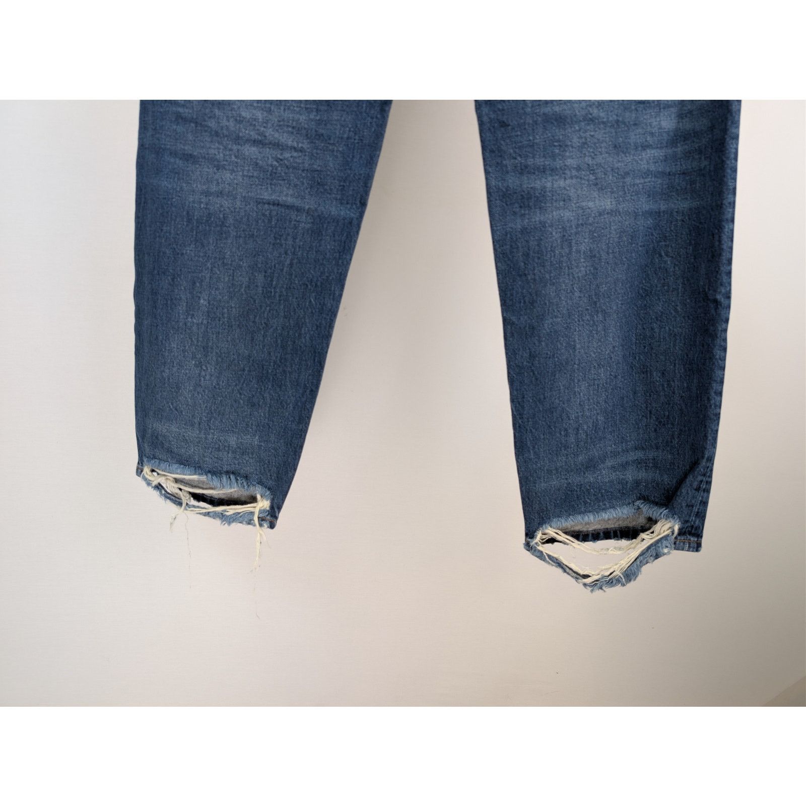 Balenciaga o1rshd1 Organic Vintage Denim Large Pants in Blue Size US 30 / EU 46 - 13 Thumbnail