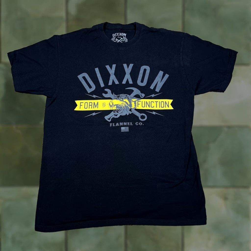 CO Dixxon Flannel Co T-Shirt Mens M Black Cotton Logo Graphic Shirt Size US M / EU 48-50 / 2 - 1 Thumbnail