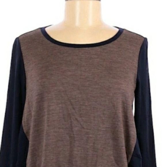 Other Lafayette 148 Wool Baseball Jersey Sz M Long Sleeve Color Bl Size M / US 6-8 / IT 42-44 - 5 Thumbnail