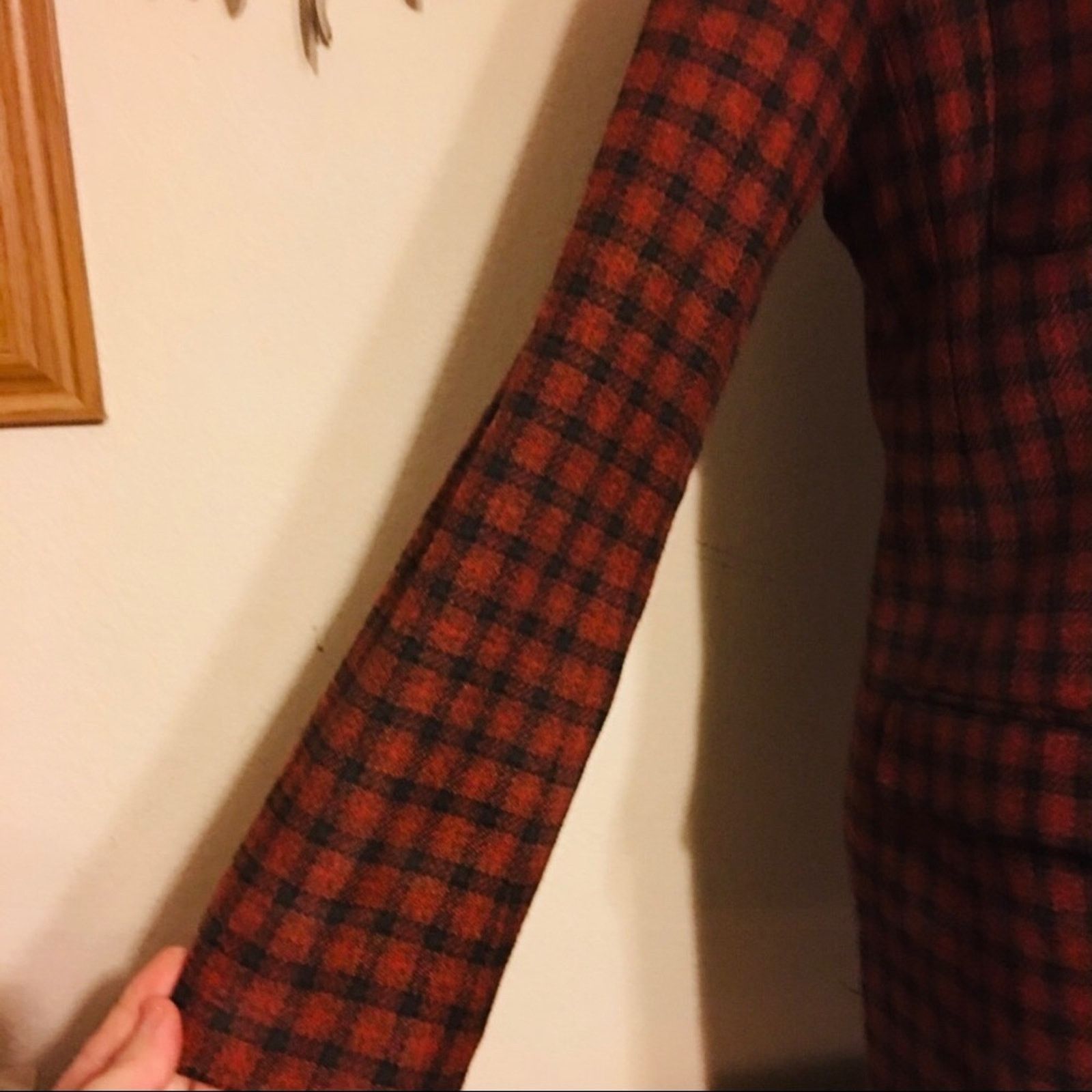 Jones New York Jones New York 100% lambs wool plaid jacket 10 Size L / US 10 / IT 46 - 3 Thumbnail