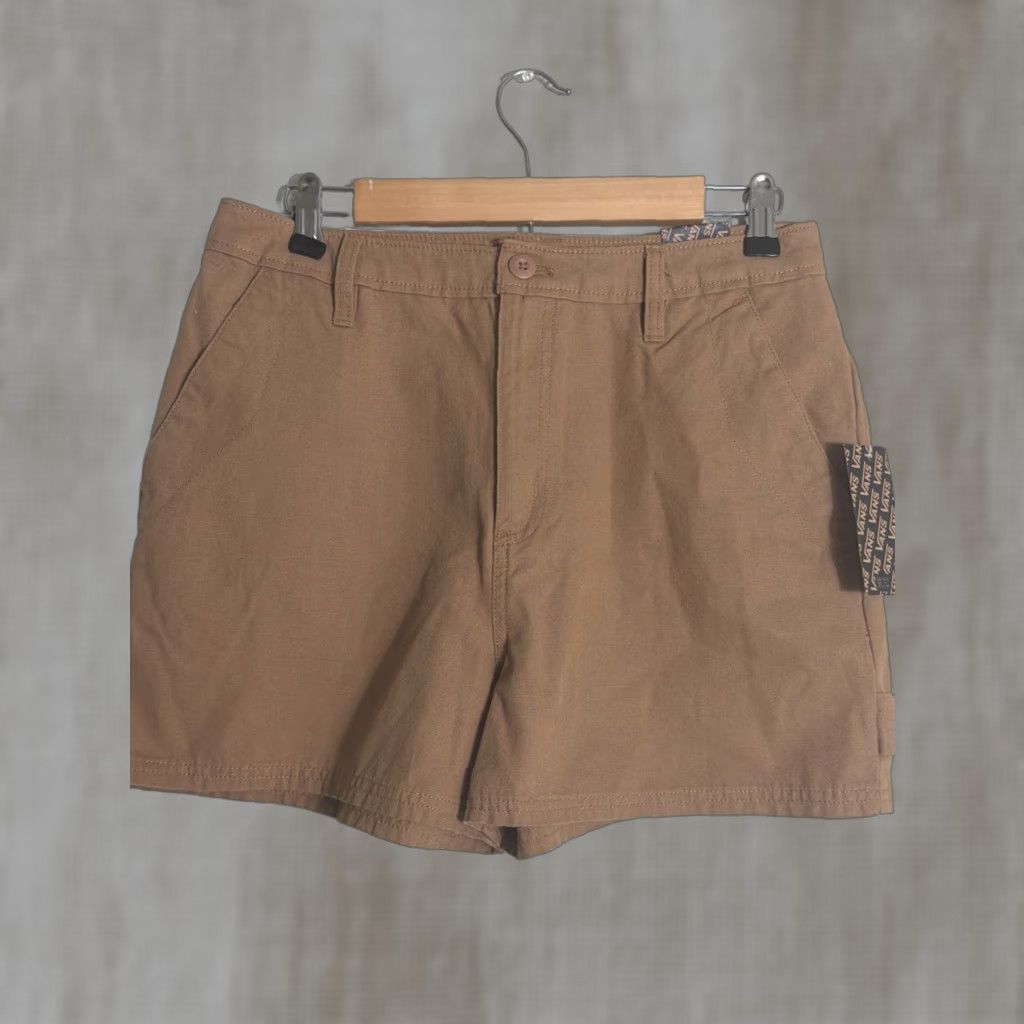 Vans VANS Carpenter Shorts Womens 28x3.5 Duck Brown Utility Workwear Casual Shirt? Size 28" / US 6 / IT 42 - 1 Thumbnail