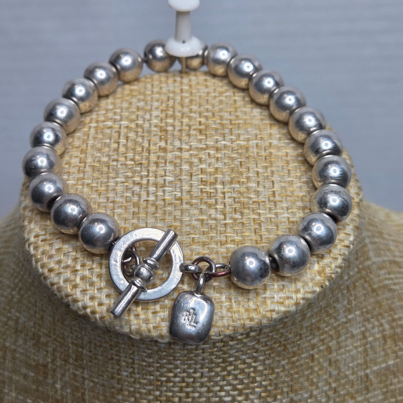 Lauren Ralph Lauren Vintage Ralph Lauren Silver-Tone Beaded Bracelet Jewelry Size ONE SIZE - 3 Thumbnail