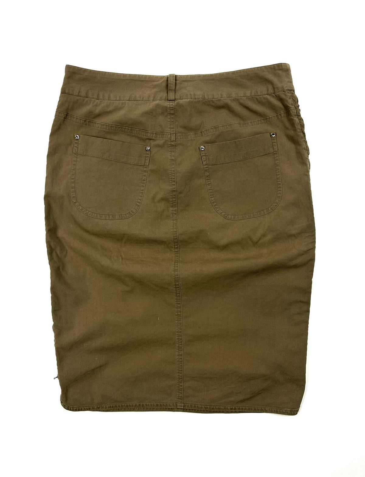 Sonia Rykiel Sonia Rykiel Archive Brown Zip Mini Skirt Used Effect S Y2K Size 25" / US 0 / IT 36 - 5 Thumbnail