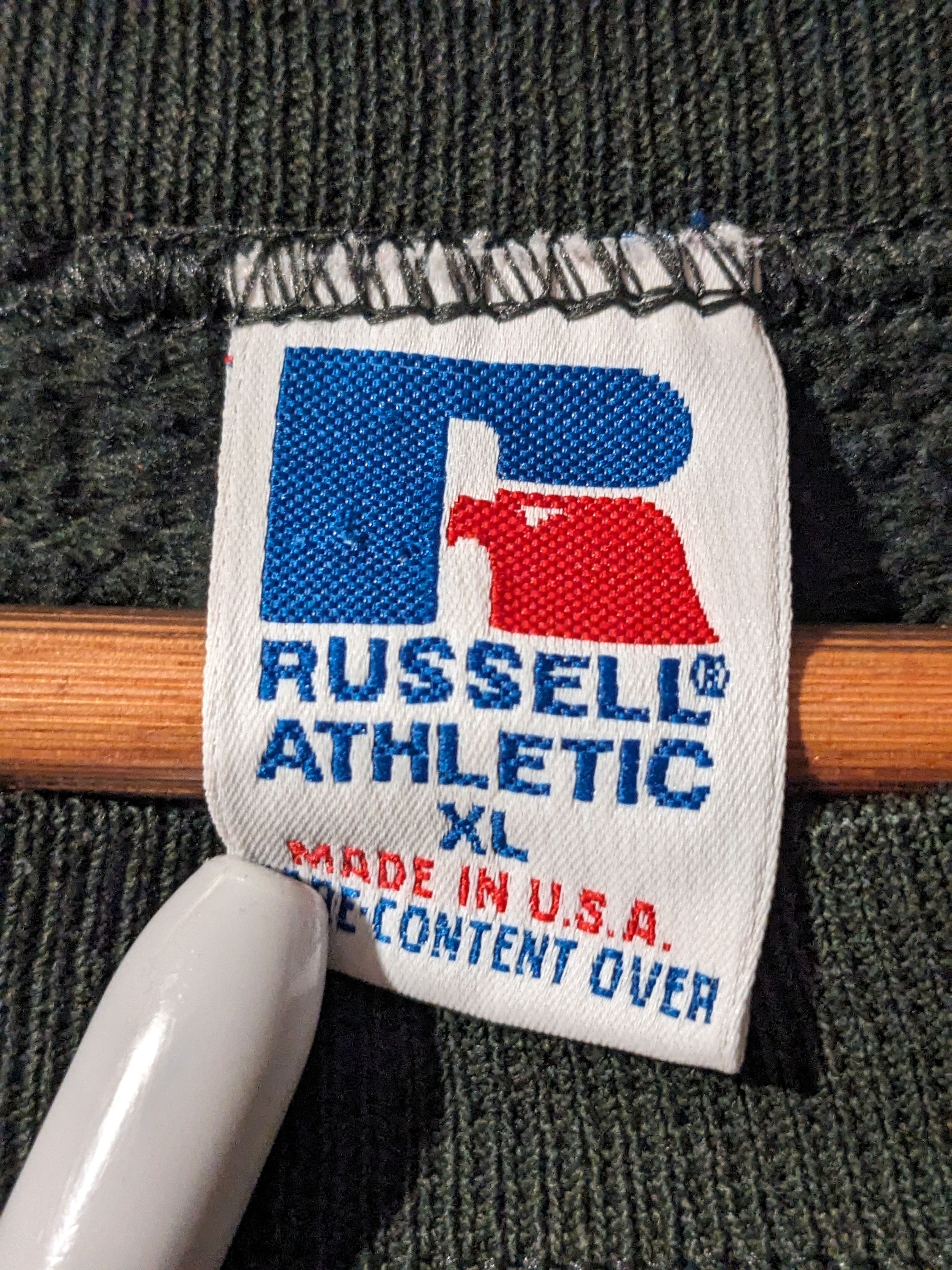 Russell Athletic × Vintage Vintage 90s Notre Dame Fighting Irish University Sweatshirt Size US XL / EU 56 / 4 - 3 Thumbnail