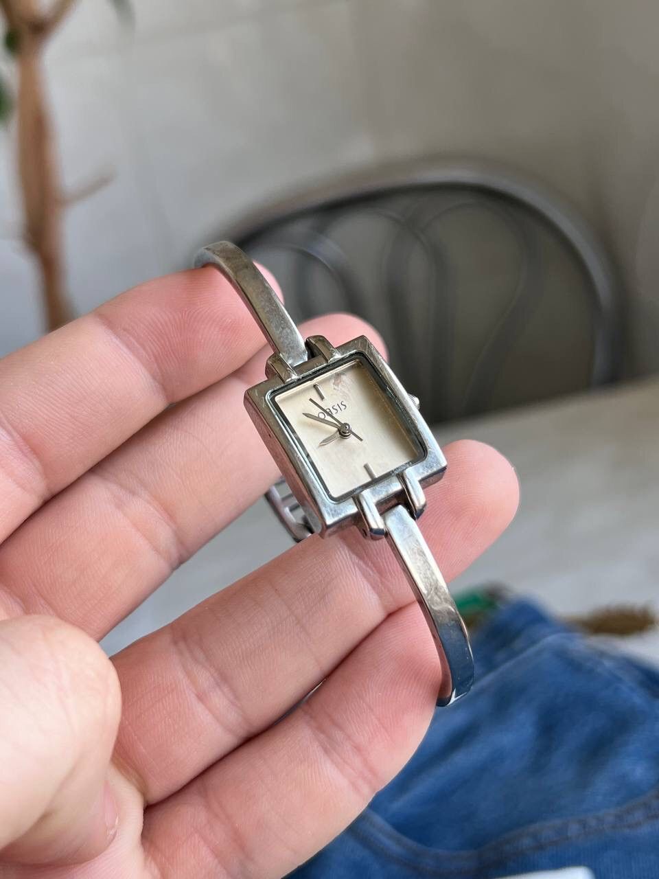 Japanese Brand Elegant Squre Silver Miyota Movement Watch - Japanese Brand Size ONE SIZE - 2 Thumbnail