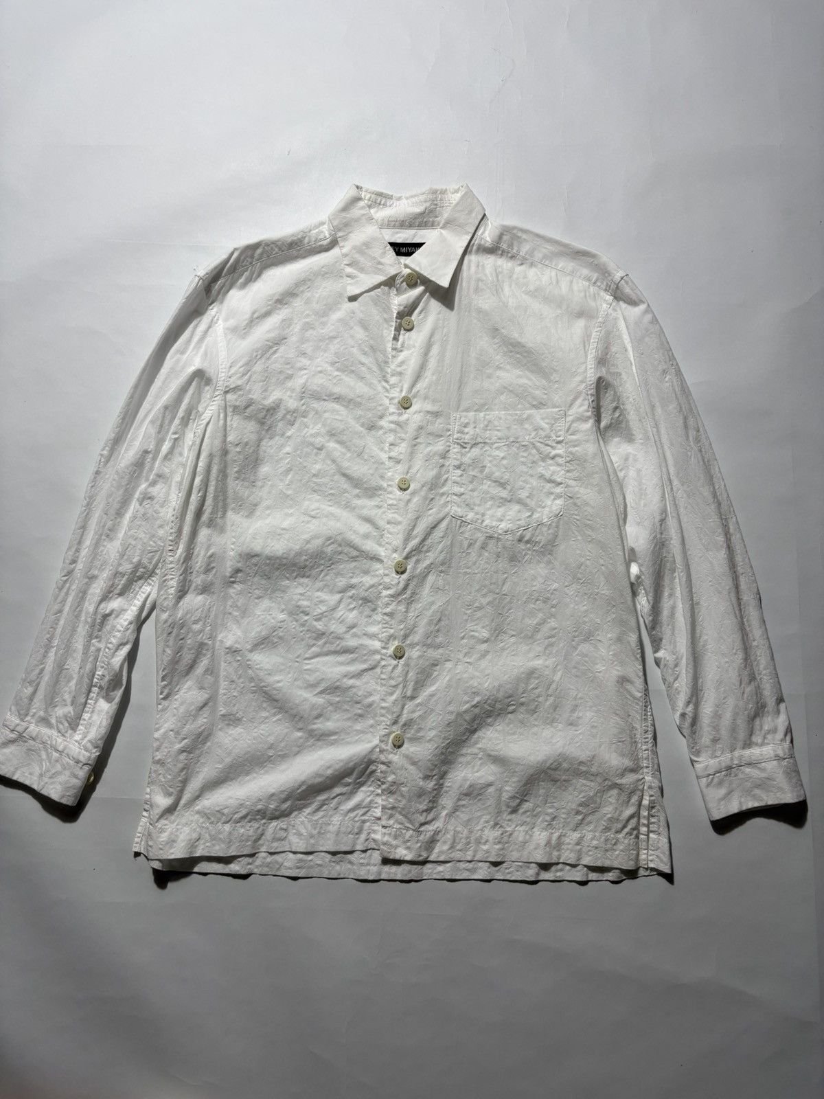 Issey Miyake ISSEY MIYAKE MEN PERMAMENTLY WRINKLED L/S BUTTON UP Size US M / EU 48-50 / 2 - 1 Thumbnail