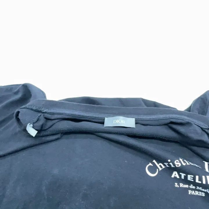 Dior Dior "Christian Atelier" Black Short Sleeve T-Shirt 0079-25 Size L / US 10 / IT 46 - 5 Thumbnail