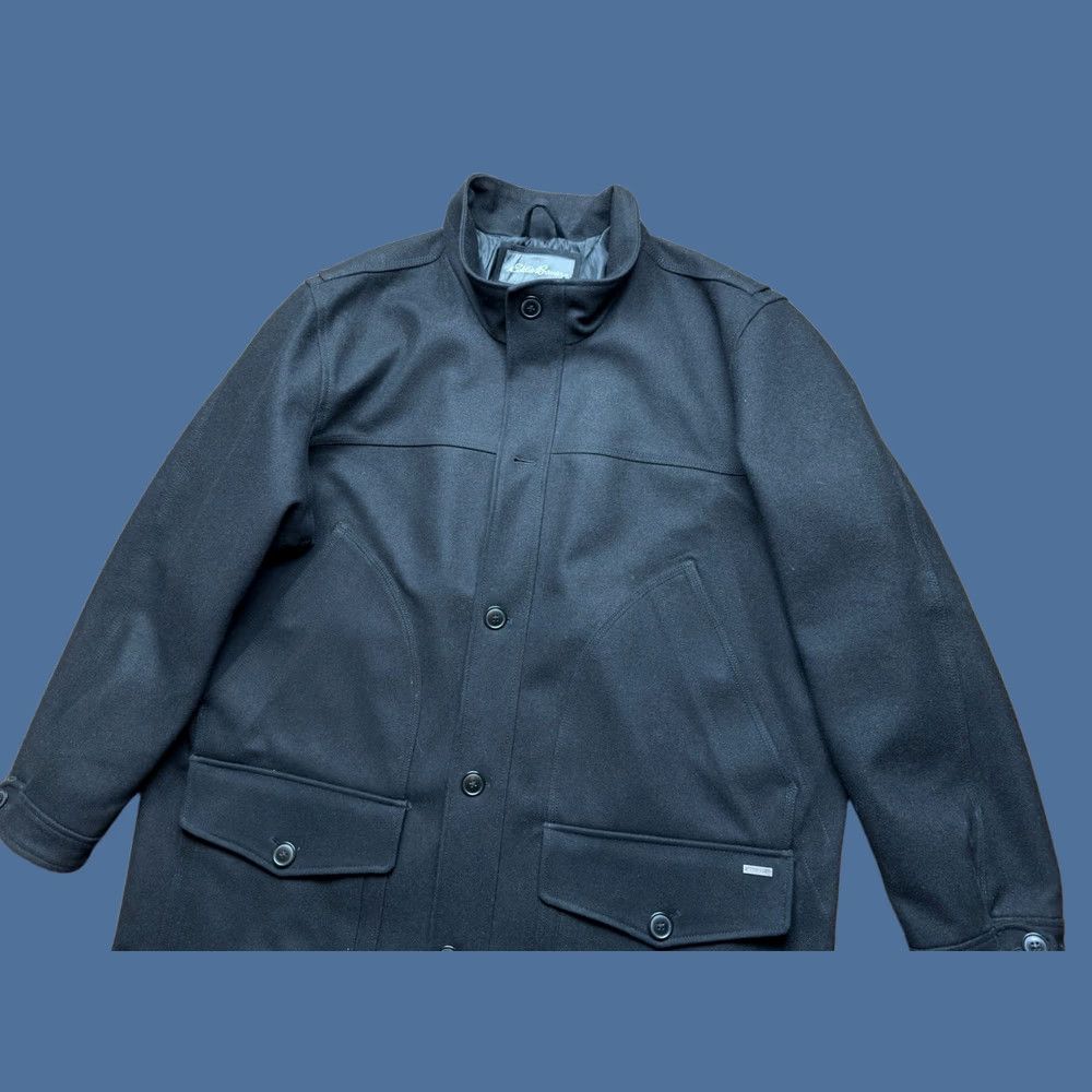 Eddie Bauer EDDIE BAUER Wool Bulman Creek Mackinaw Chore Coat Jacket Black Mens 3XL -READ Size US XXL / EU 58 / 5 - 1 Thumbnail