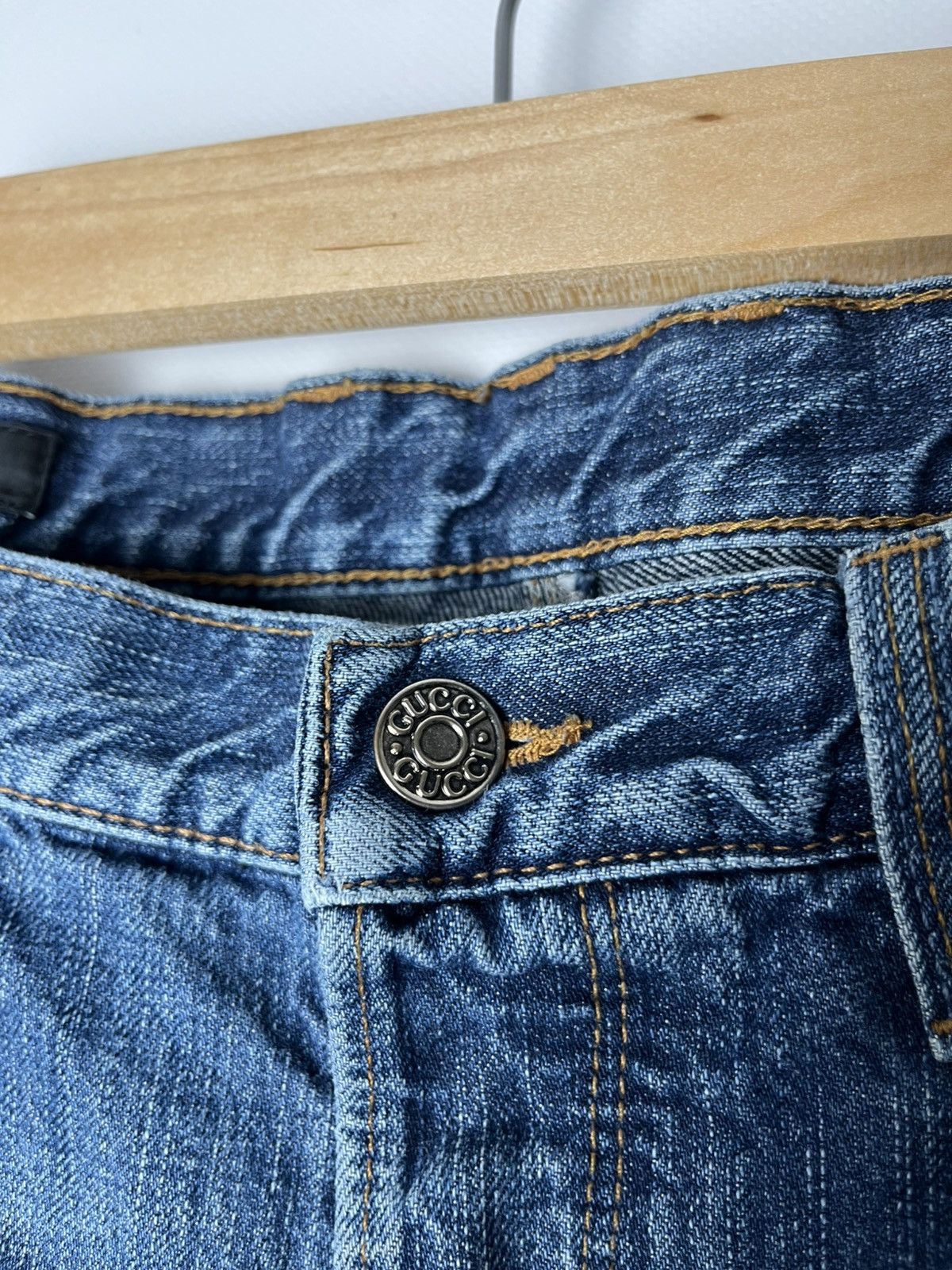 Gucci Gucci 2009 Skinny Fit Denim Jeans GG Logo Size 48 Size US 32 / EU 48 - 12 Thumbnail