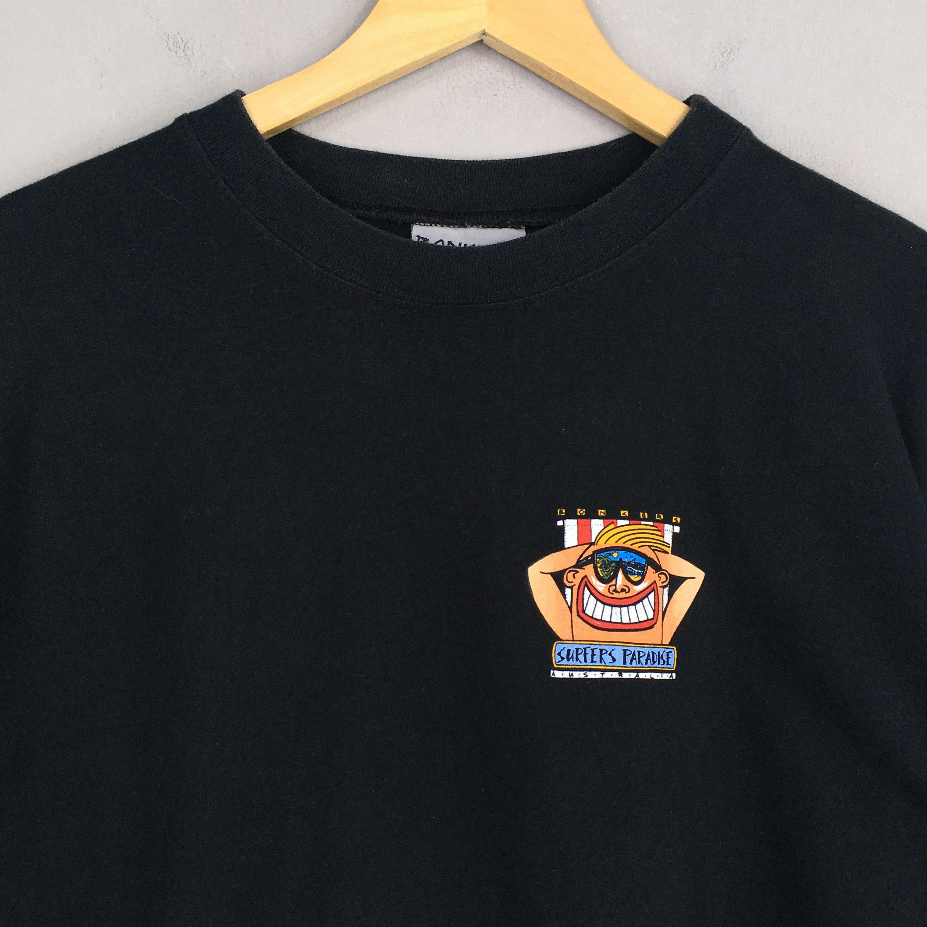 Other Vintage Bonkers Surfers Paradise Australia Black T shirt M Size US M / EU 48-50 / 2 - 3 Thumbnail