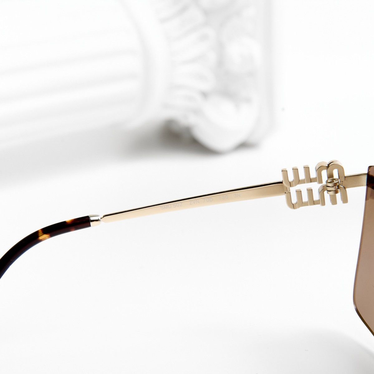 Miu Miu MIU MIU 0MU 50ZS ZVN70D SUNGLASSES Size ONE SIZE - 5 Thumbnail