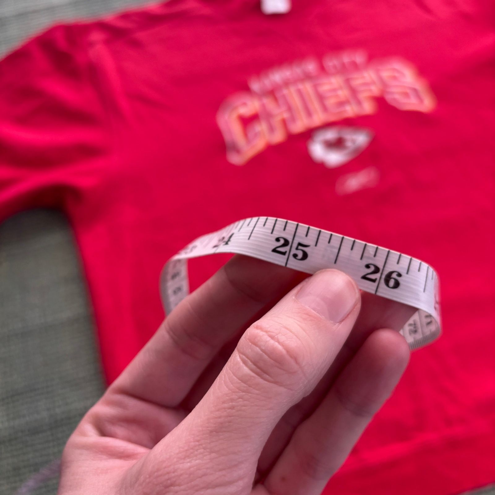 NFL × Reebok × Vintage Vintage red Kansas City Chiefs embroidered Reebok sweatshirt Size US L / EU 52-54 / 3 - 8 Thumbnail