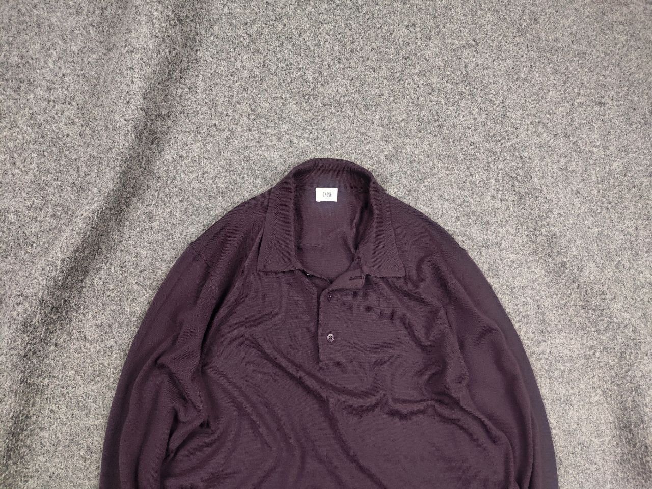 SPOKE Spoke Design merino wool Long Sleeve Polo Button Sweater Size US M / EU 48-50 / 2 - 2 Thumbnail