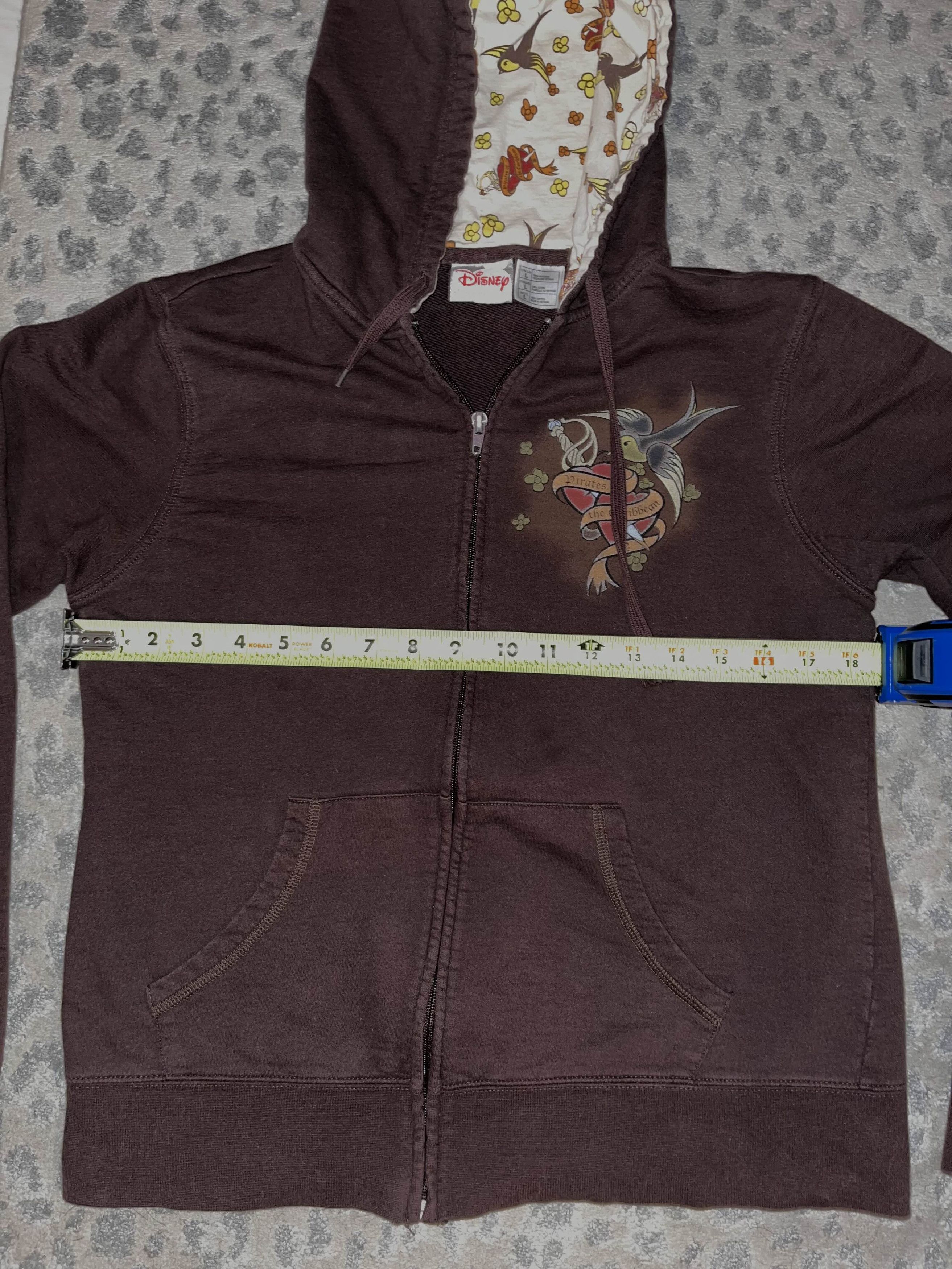 Disney × Vintage Y2K Ed Hardy Style Pirates of the Caribbean Disney Zip-Up Size US S / EU 44-46 / 1 - 7 Thumbnail