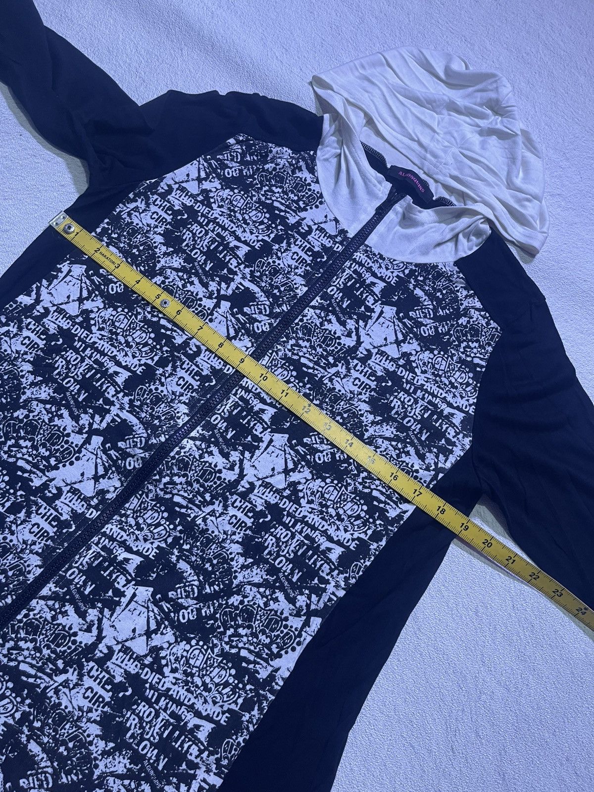 Hysteric Glamour Y2K ALGONQUINS long sleeve tshirt full ziper motif Size US M / EU 48-50 / 2 - 8 Thumbnail