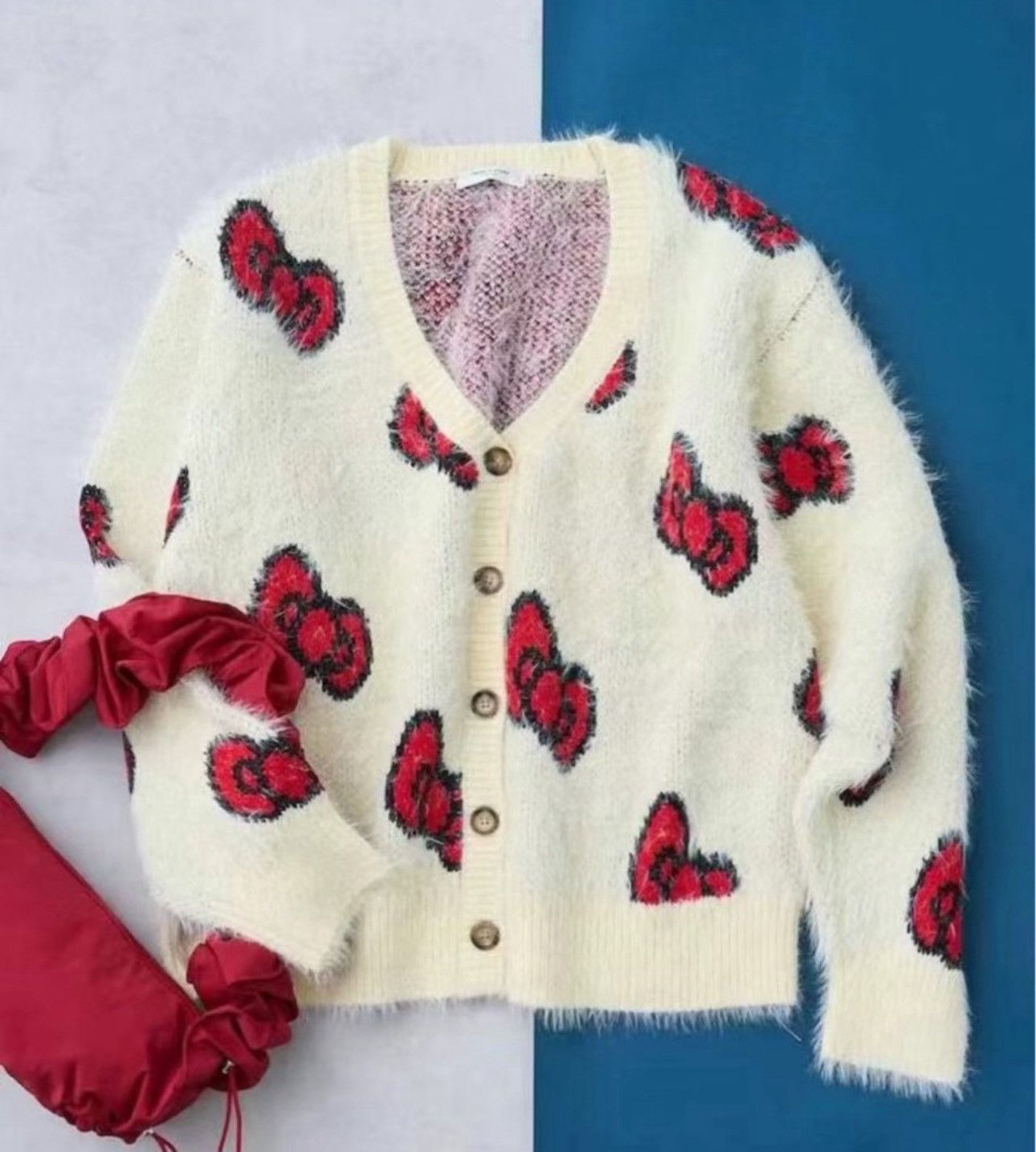 Japanese Brand Hello Kitty X Freaks Cardigan Size ONE SIZE - 1 Thumbnail