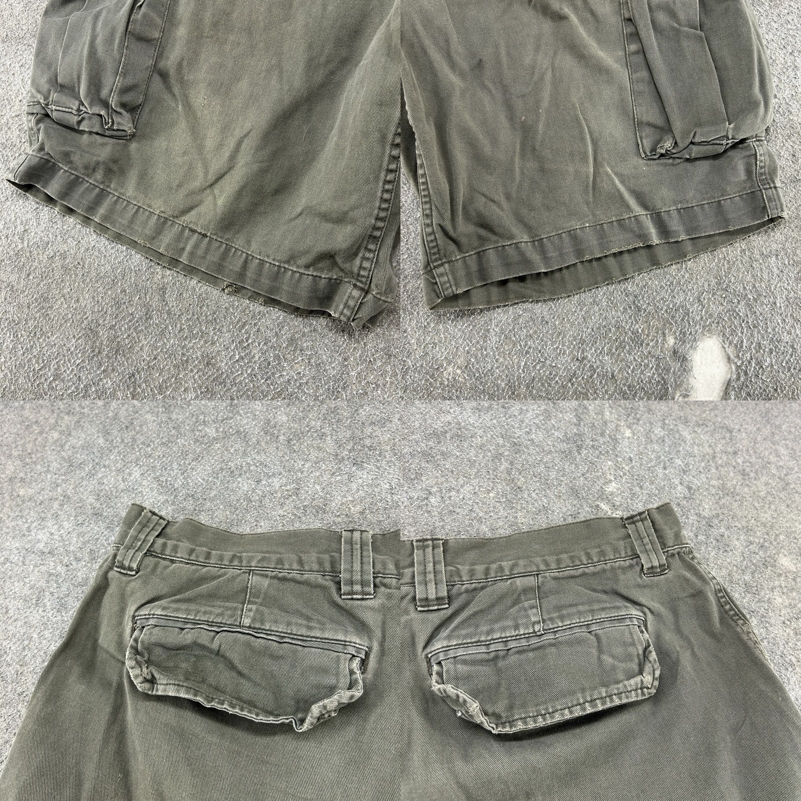 Gap Gap Shorts Mens 40 Green Cargo Cotton Pockets Baggy Utility Paratrooper 90s Shirt? Size US 40 / EU 56 - 8 Thumbnail
