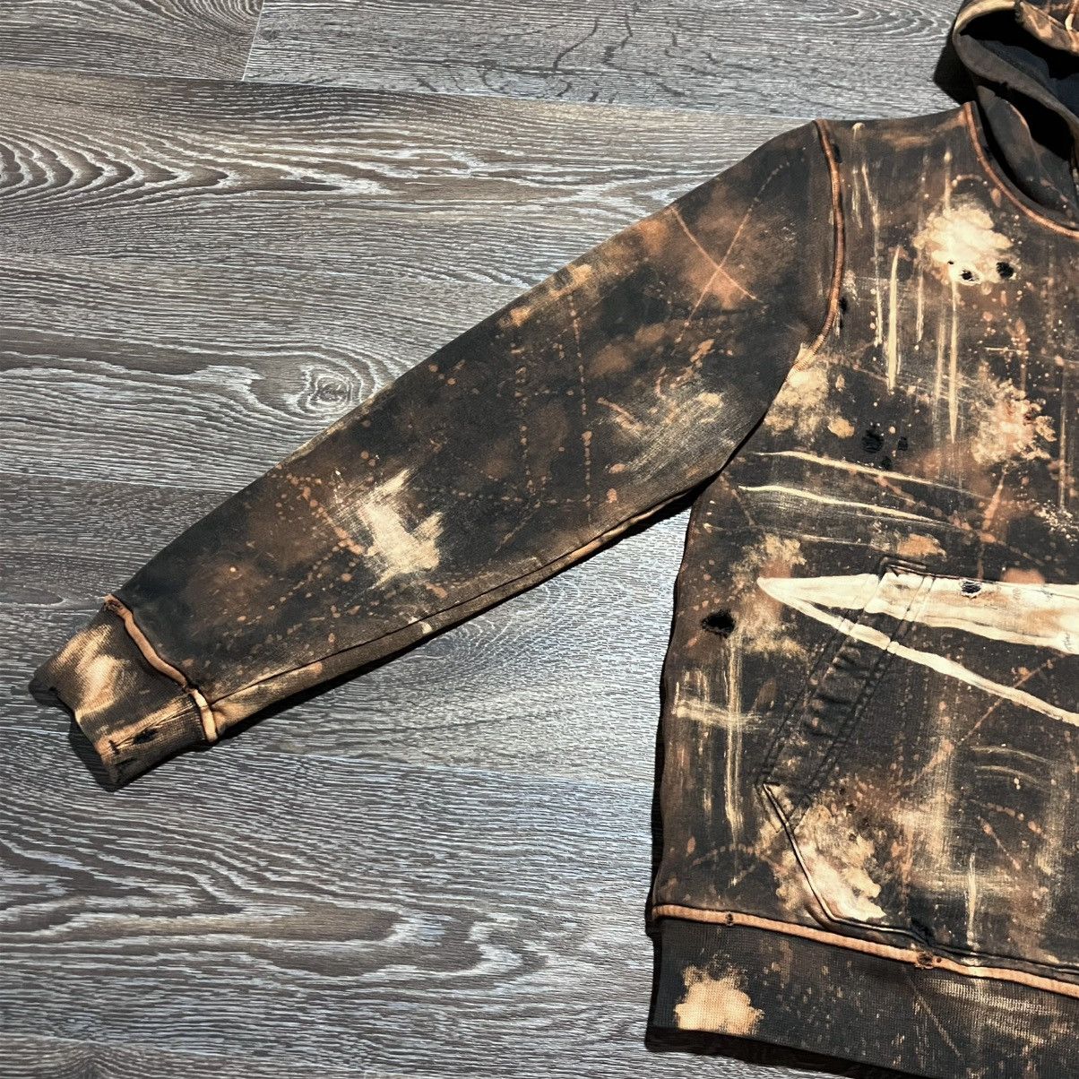 Stone Island Custom🔥 STONE ISLAND Junior Wind Rose Logo Distressed Hoodie Size US S / EU 44-46 / 1 - 6 Thumbnail