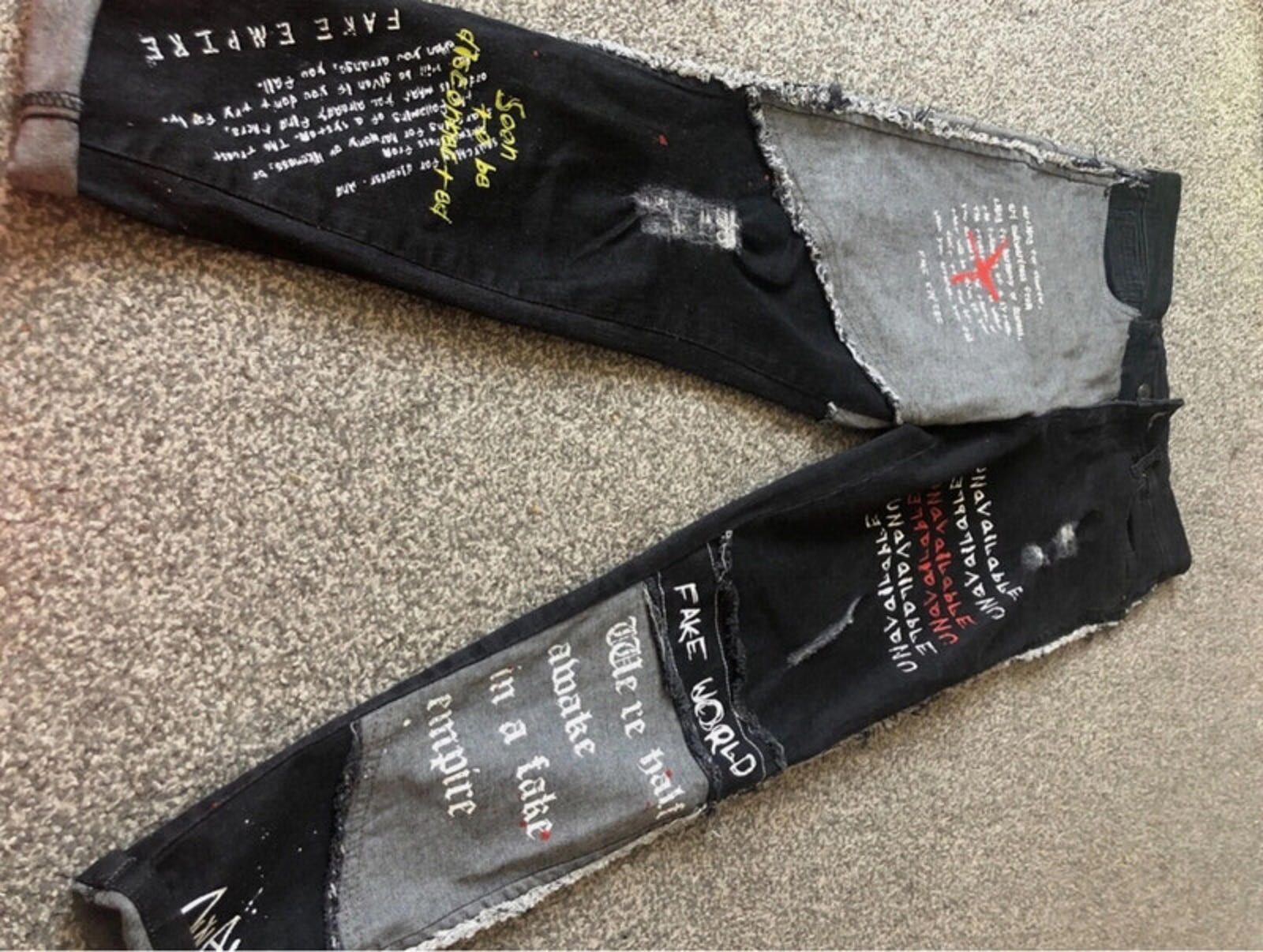 Other JK Attire jeans “half awake” size M/12 skinny stylish jeans Size 32" / US 10 / IT 46 - 1 Thumbnail