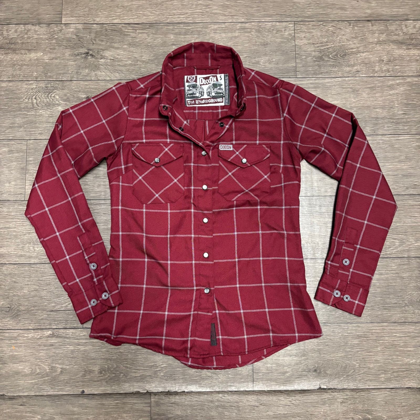 Dixxon Dixxon The Underground Flannel Button Shirt Sz S Red Size S / US 4 / IT 40 - 1 Thumbnail