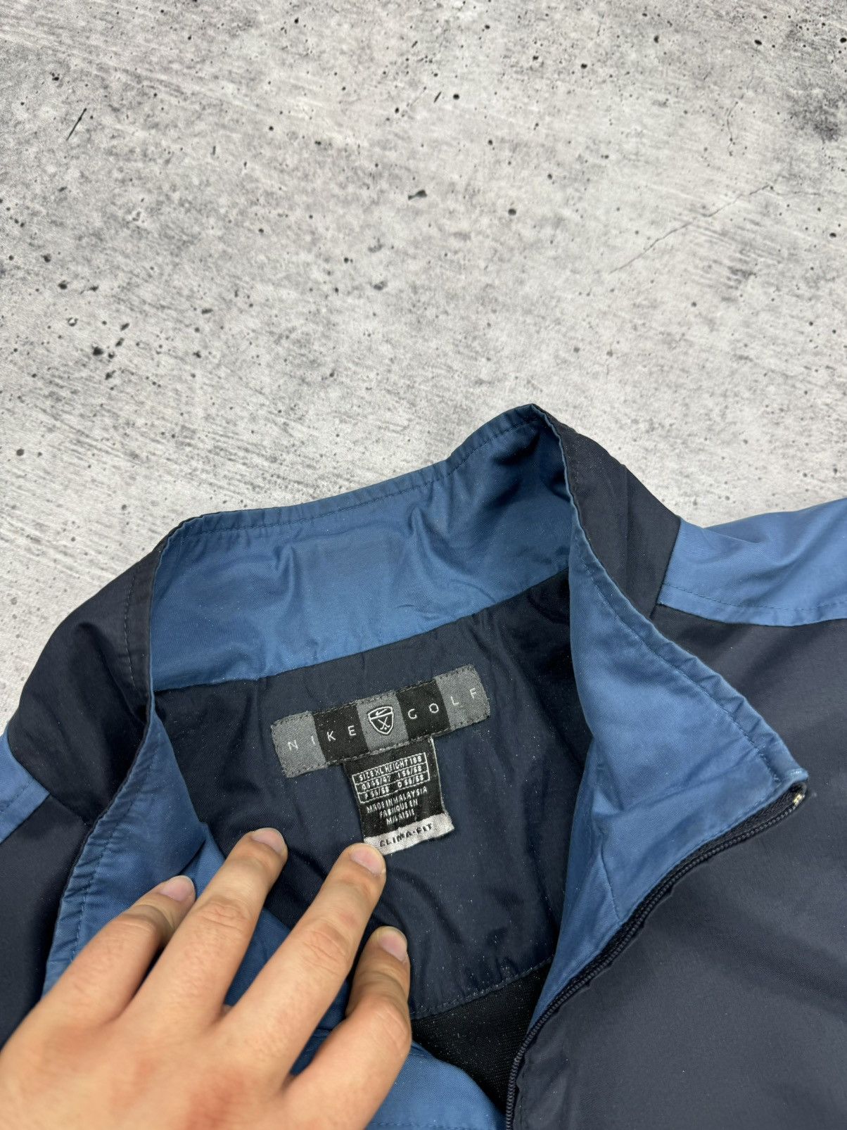 Nike × Vintage Vintage Nike Golf 90’s Y2K Style Drill Nylon Anorak Jacket Size US XL / EU 56 / 4 - 13 Thumbnail