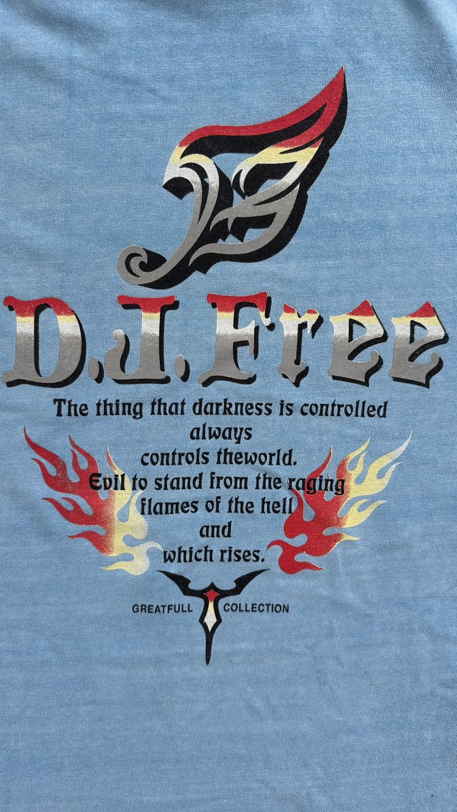 Japanese Brand × Vintage D.J. FREE JAPANESE GRAPHIC Y2K TEE Size US L / EU 52-54 / 3 - 6 Thumbnail