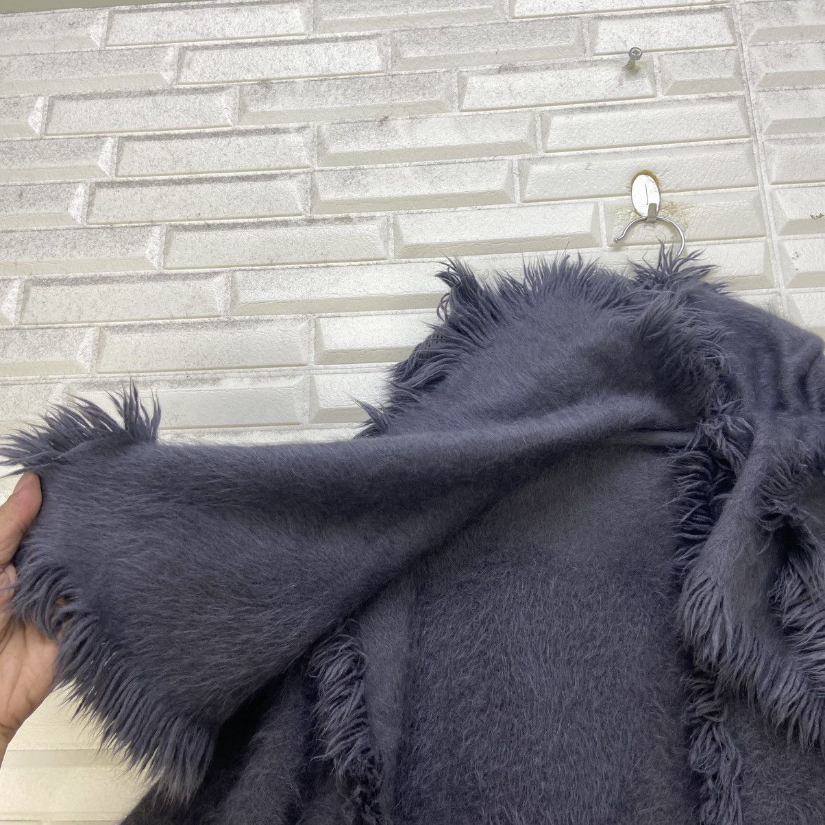 Japanese Brand 🔥Japanese Brand Yukiko Hanai Buttonless Angora Wool Size L / US 10 / IT 46 - 14 Thumbnail