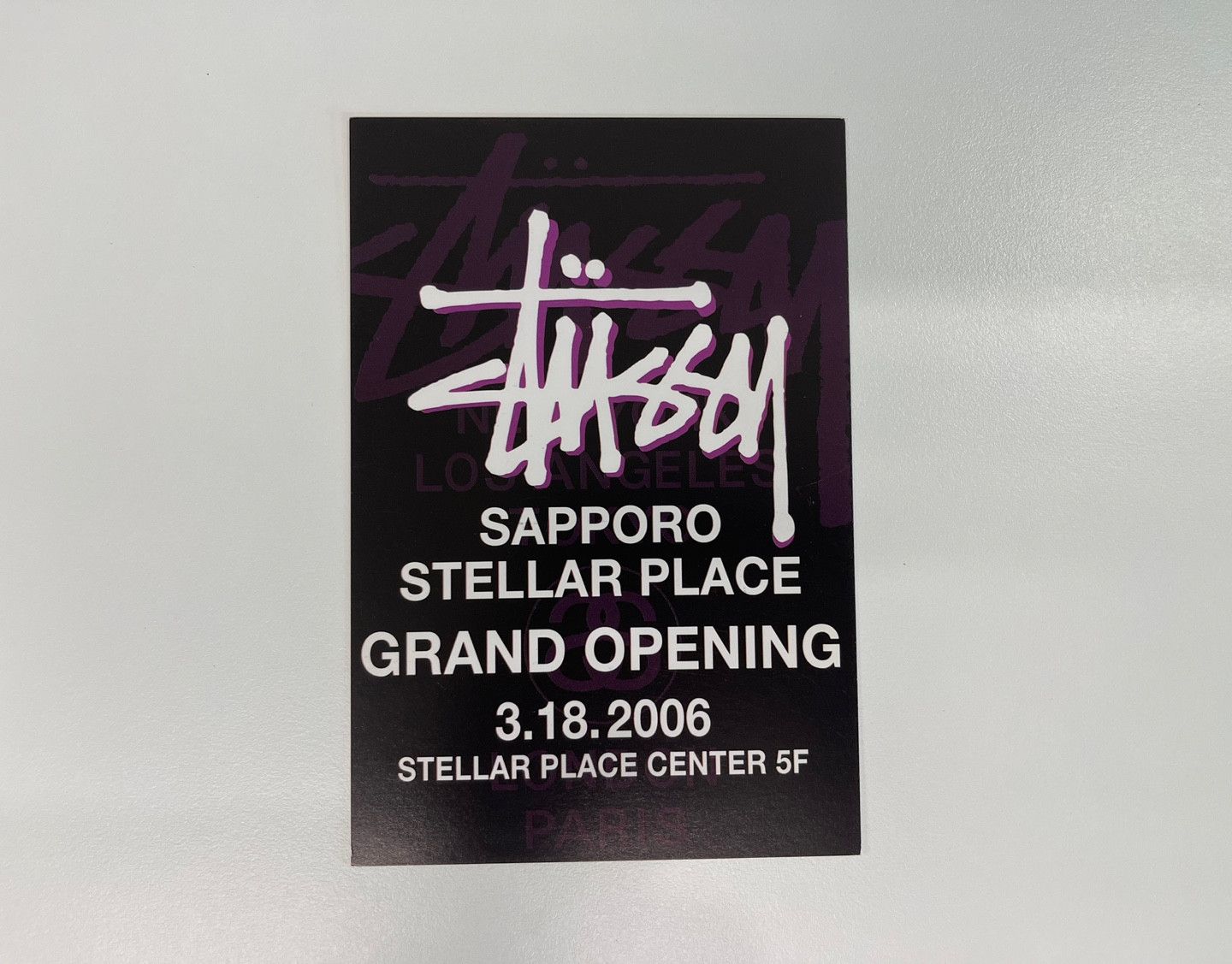 Stussy Stussy SAPPORO STELLAR PLACE CHAPT art Postercards 2006 Size ONE SIZE - 2 Thumbnail