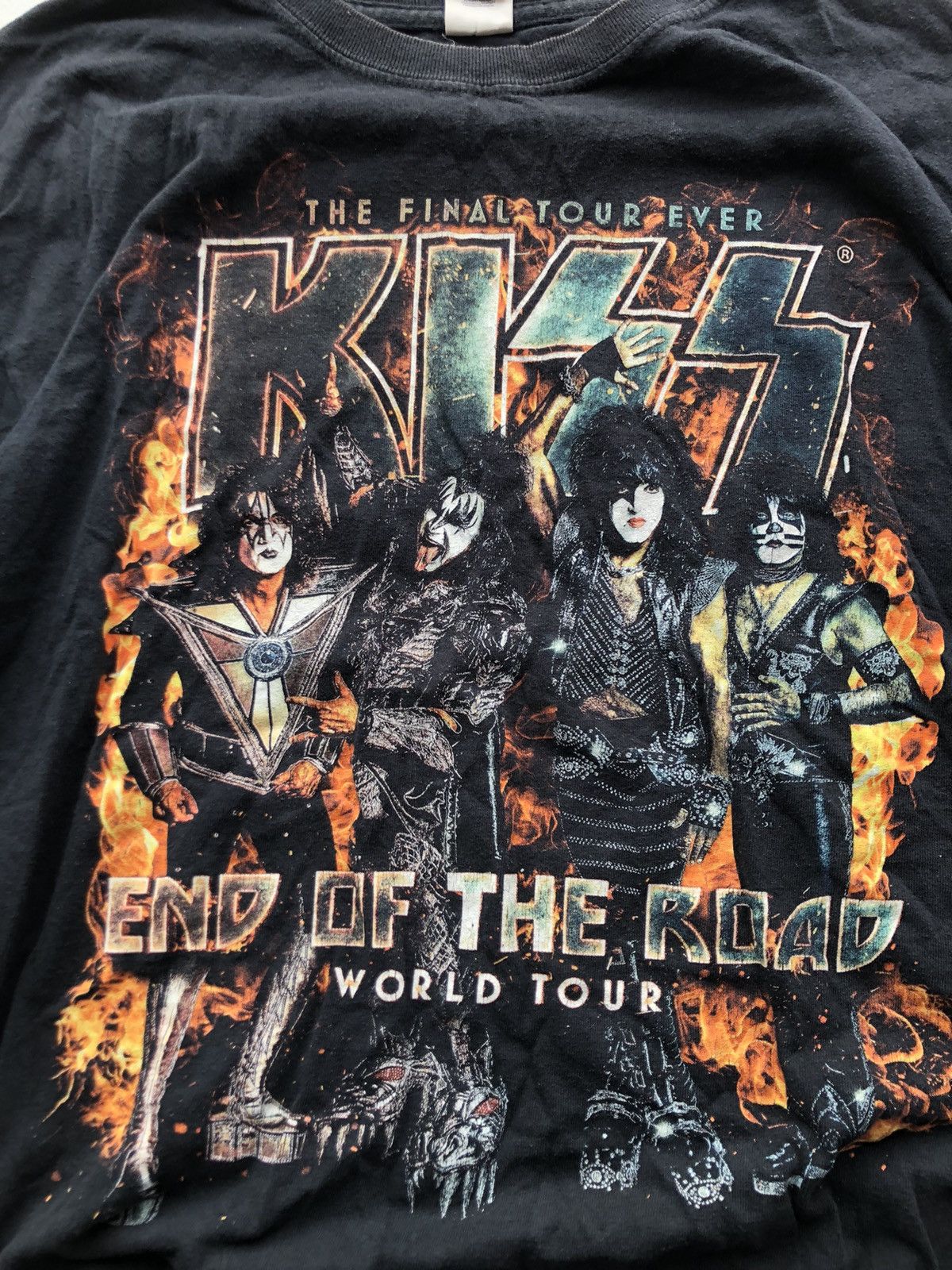 KISS KISS The Final Tour Ever End Of The Road World Tour Size US M / EU 48-50 / 2 - 2 Thumbnail
