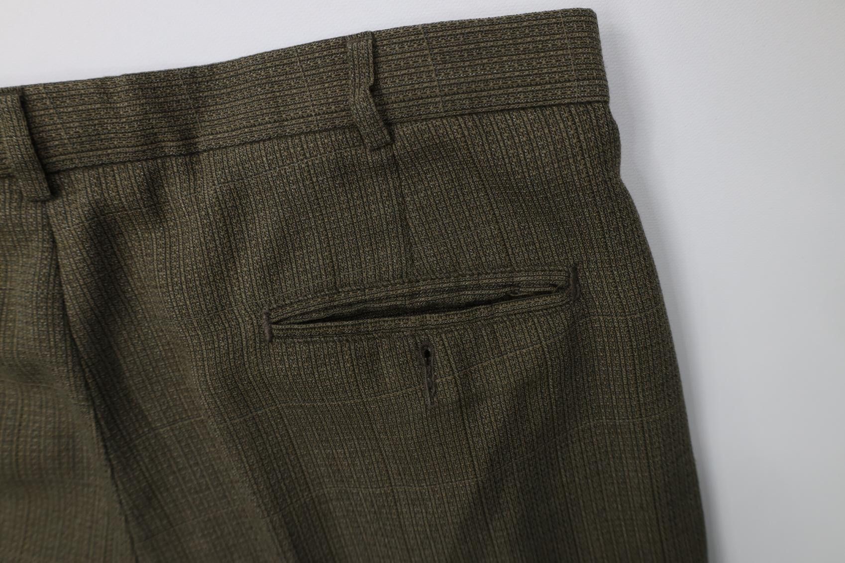 Vintage Vintage 90s Streetwear Knit Wide Leg Chino Pants Striped Size US 36 / EU 52 - 15 Thumbnail