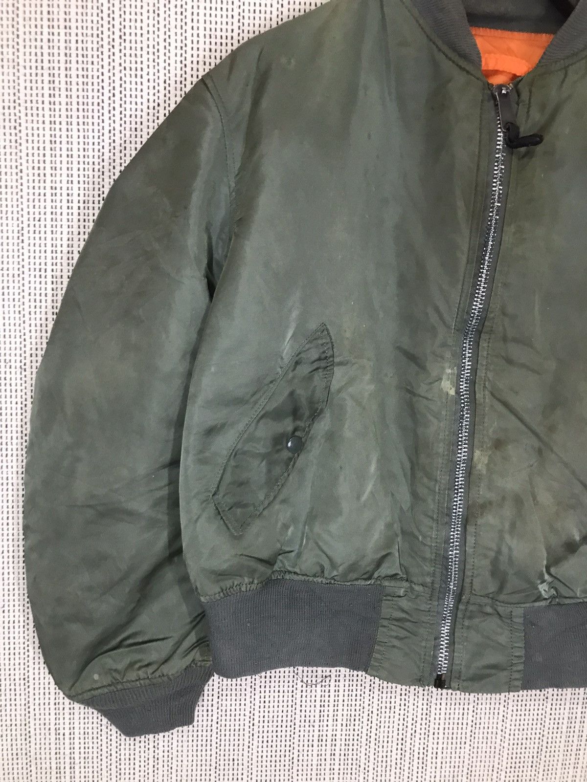 Alpha Industries ‼️RIOT RIOT VINTAGE BOMBER JACKET ALPHA INDUSTRIES ‼️ Size US L / EU 52-54 / 3 - 4 Thumbnail