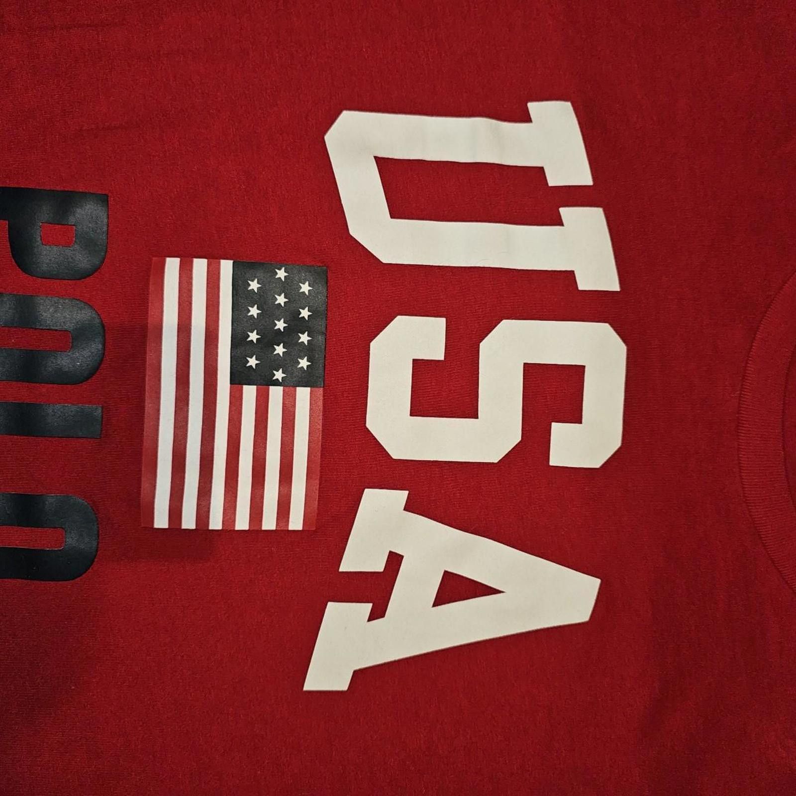 Polo Ralph Lauren Polo Ralph Lauren Men's Red White and Blue USA T-shirt Size US M / EU 48-50 / 2 - 3 Thumbnail