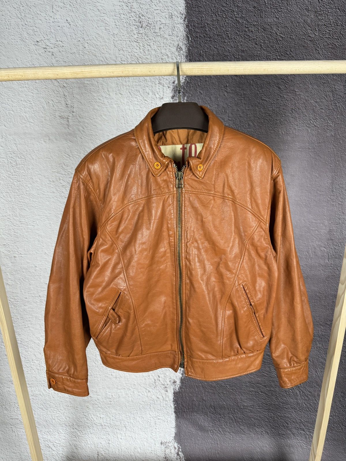 GF Ferre Vintage Leather Oaks by Gianfranco Ferre leather jacket rare Size US M / EU 48-50 / 2 - 1 Thumbnail