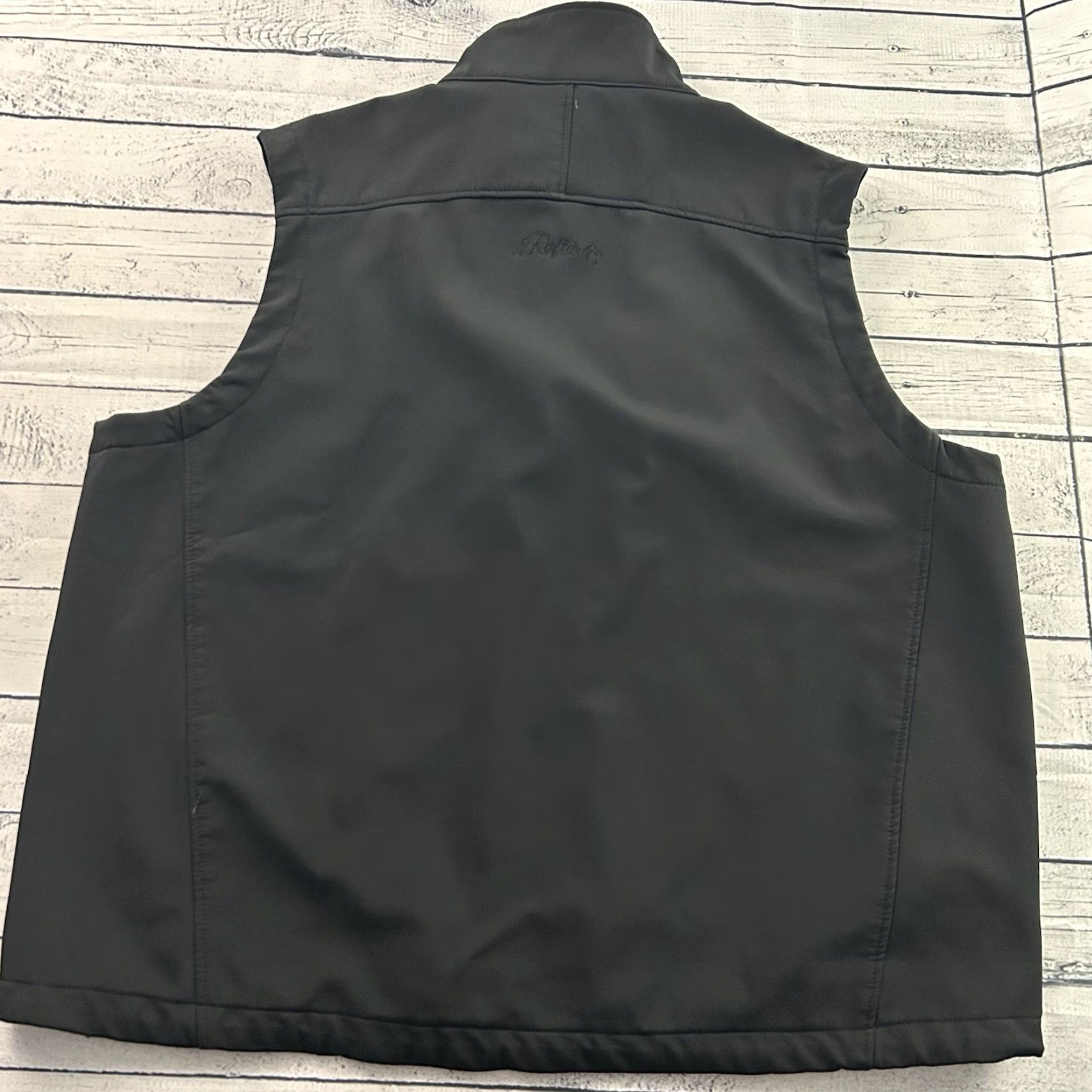 Vintage Rafter C Vest Men's 2XL Black Softshell Lined Full Zip Fleece Vest Size US XXL / EU 58 / 5 - 5 Thumbnail