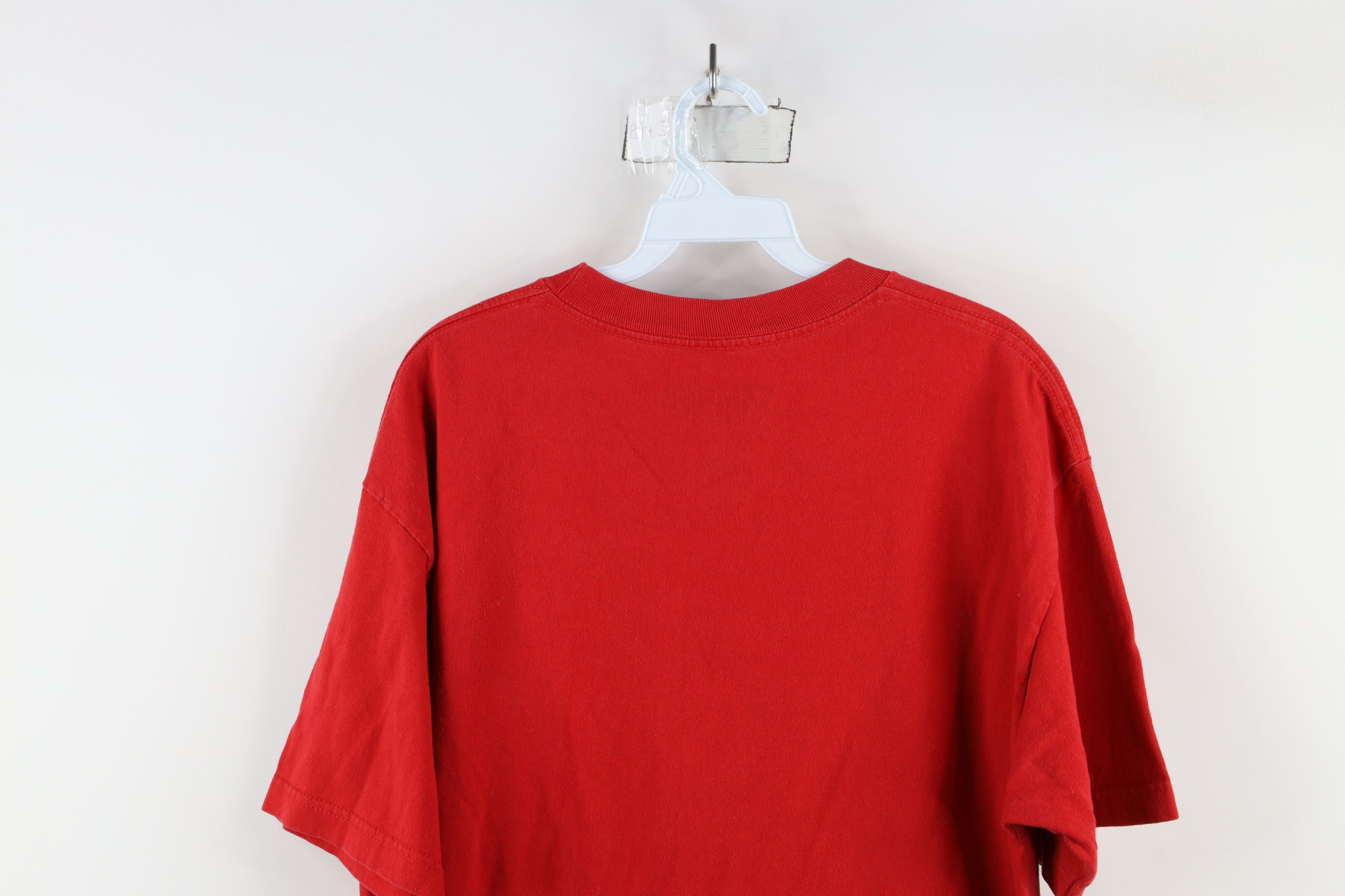 Famous Stars And Straps × Vintage Vintage 90s Y2K Famous Stars and Straps Spell T-Shirt Red Size US L / EU 52-54 / 3 - 10 Thumbnail