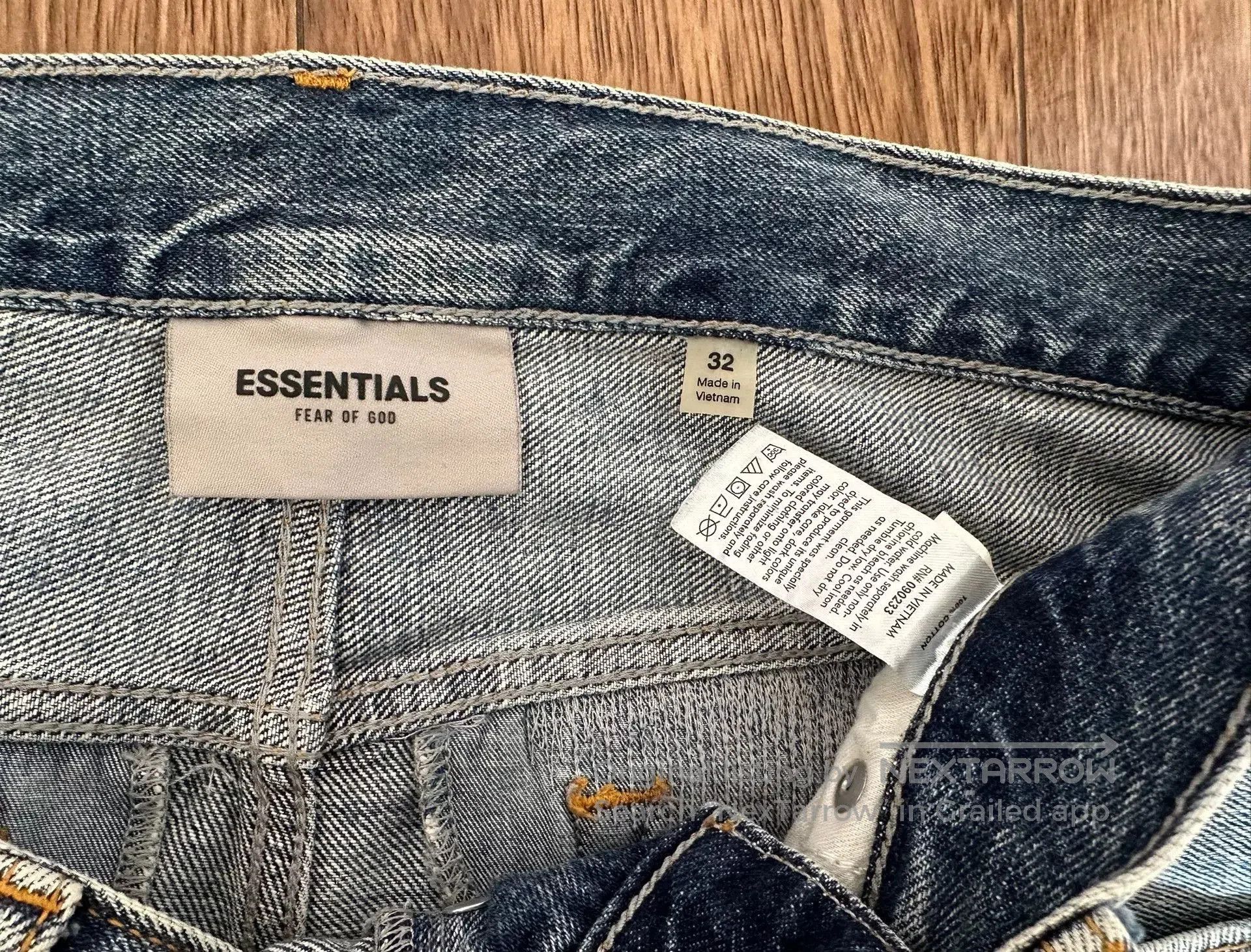 Fear of God Fear of God Essentials FW20 Denim Jeans. Size US 32 / EU 48 - 3 Thumbnail