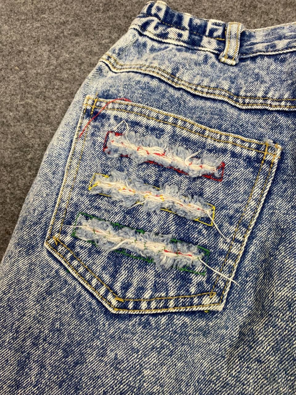Japanese Brand vintage japanese brands shashiko denim distressed highwaist Size US 28 / EU 44 - 5 Thumbnail
