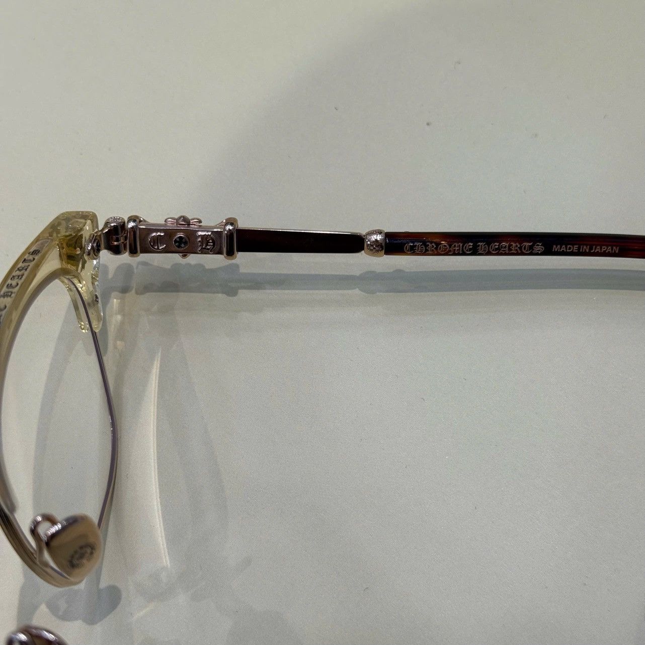Chrome Hearts CHROME HEARTS BONENNOISSEUR II Pale Ale/Gold/Havana Tortoise Size ONE SIZE - 5 Thumbnail