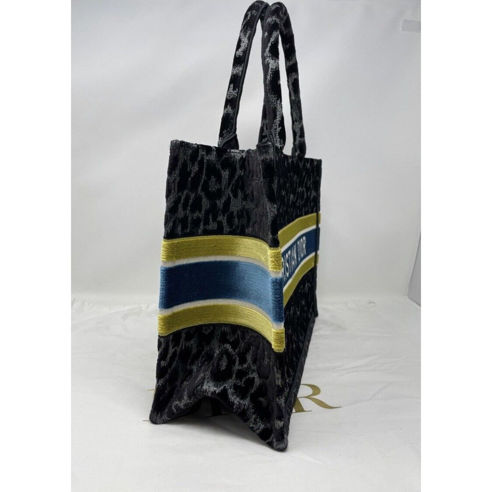 Dior CHRISTIAN DIOR Small Book Mizza Embroidered Tote Bag Size ONE SIZE - 4 Thumbnail