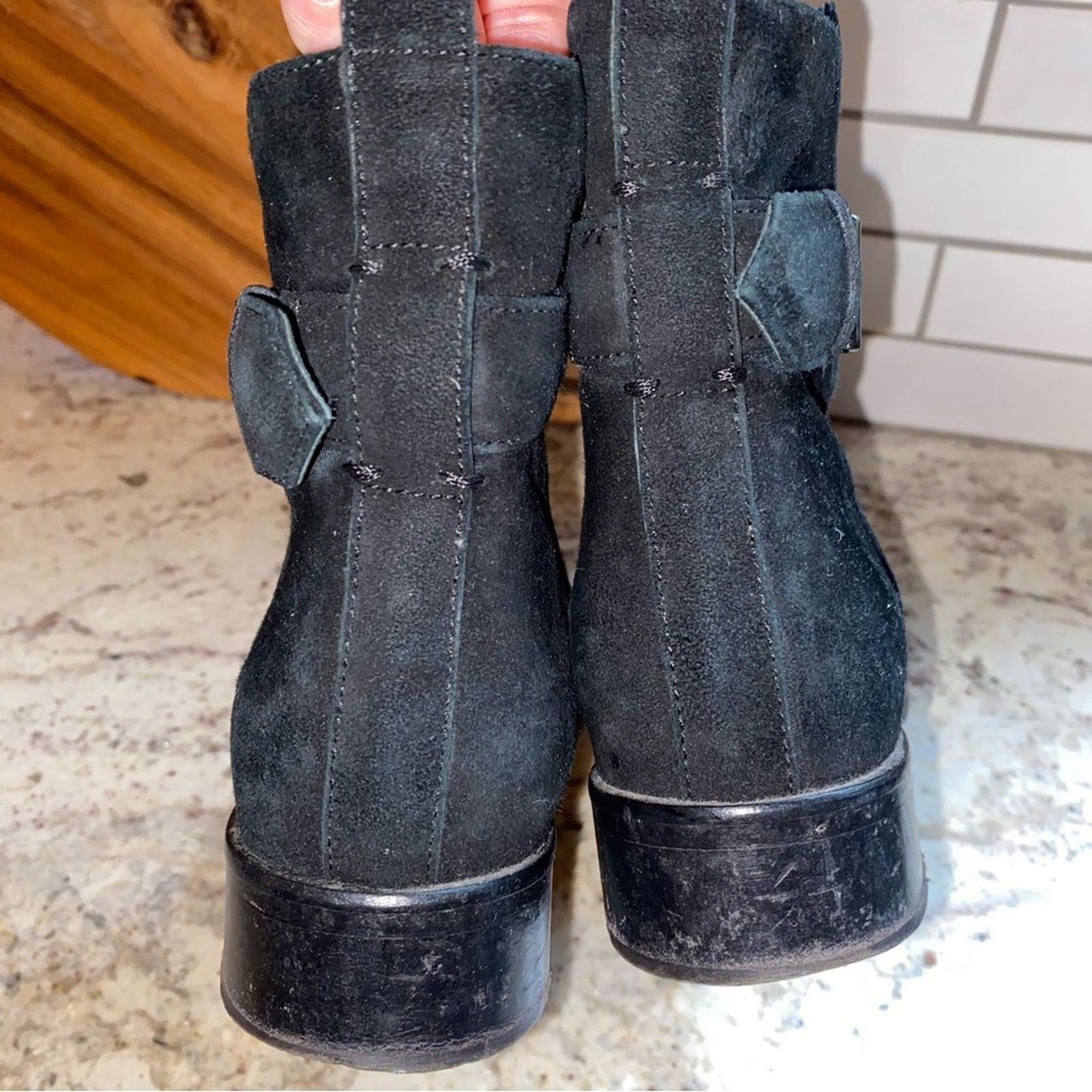 Other REED KRAKOFF $1k Blk Suede Italian Chelsea Boots 37.5 US 7.5 Size US 7.5 / IT 37.5 - 6 Thumbnail