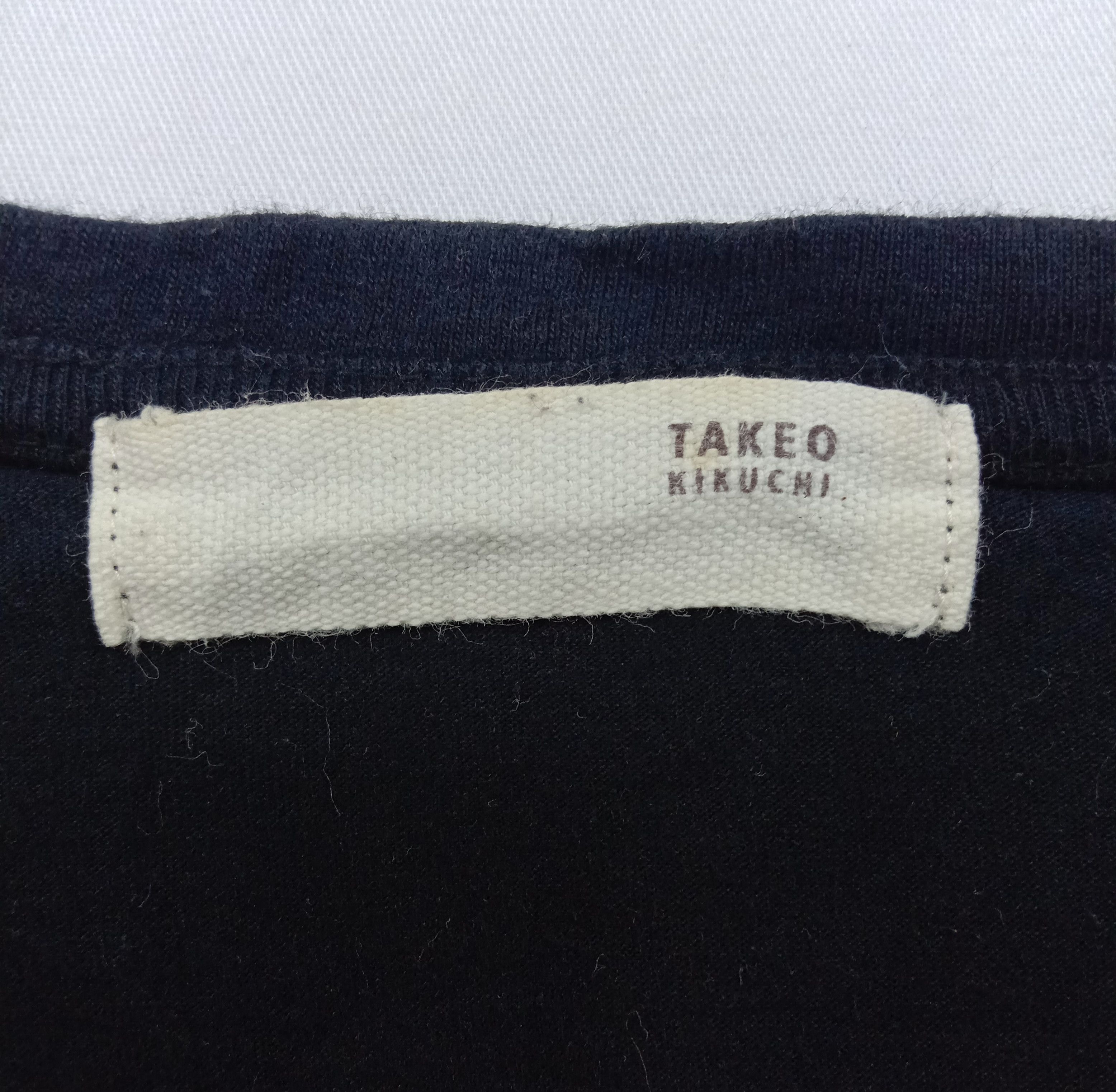 Takeo Kikuchi Vintage Takeo Kikuchi 'Expressive & Impassiveness' T Shirt Size US S / EU 44-46 / 1 - 5 Thumbnail