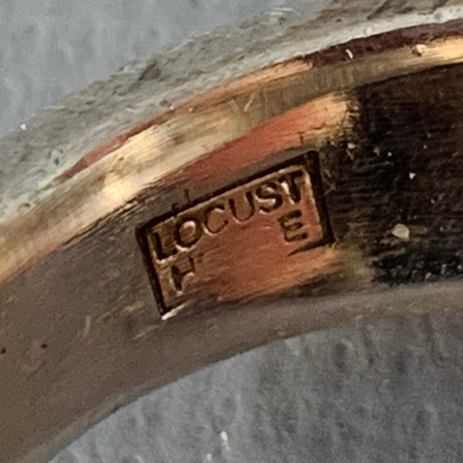 Other Ring Size 9 Copper Gold Hammered Sterling Silver Saddle Ring Size ONE SIZE - 6 Thumbnail