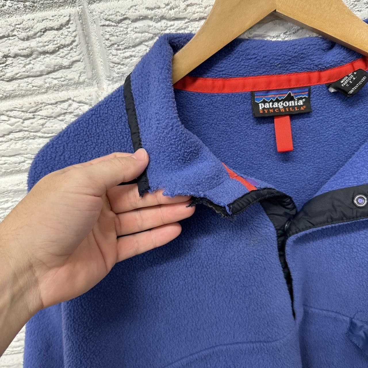 Patagonia Vintage Patagonia Made in USA Blue Fleece Snap T Large Size US L / EU 52-54 / 3 - 5 Thumbnail