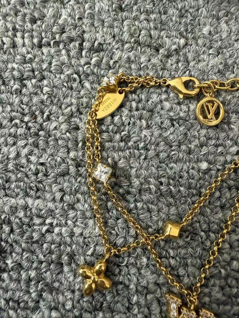 Other Louis Vuitton Diamond-encrusted monogrammed floral double Size ONE SIZE - 4 Thumbnail